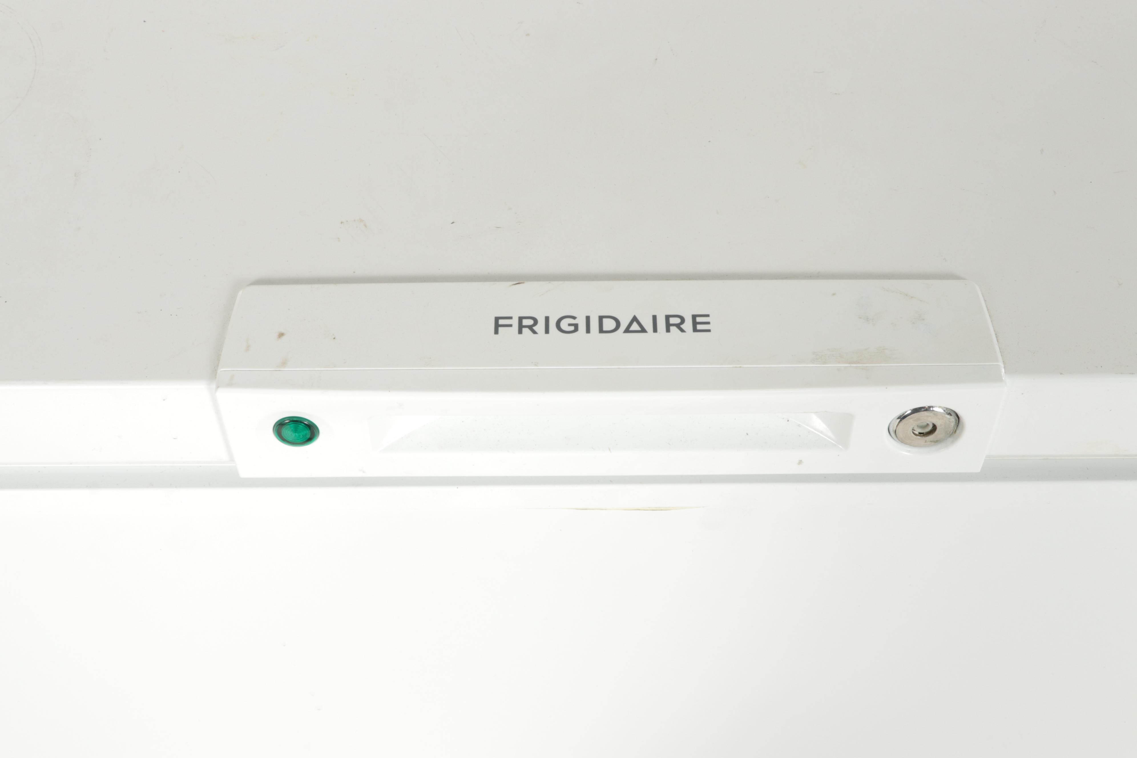 Frigidaire 14.8 Cu. Ft. White Chest Freezer on Casters