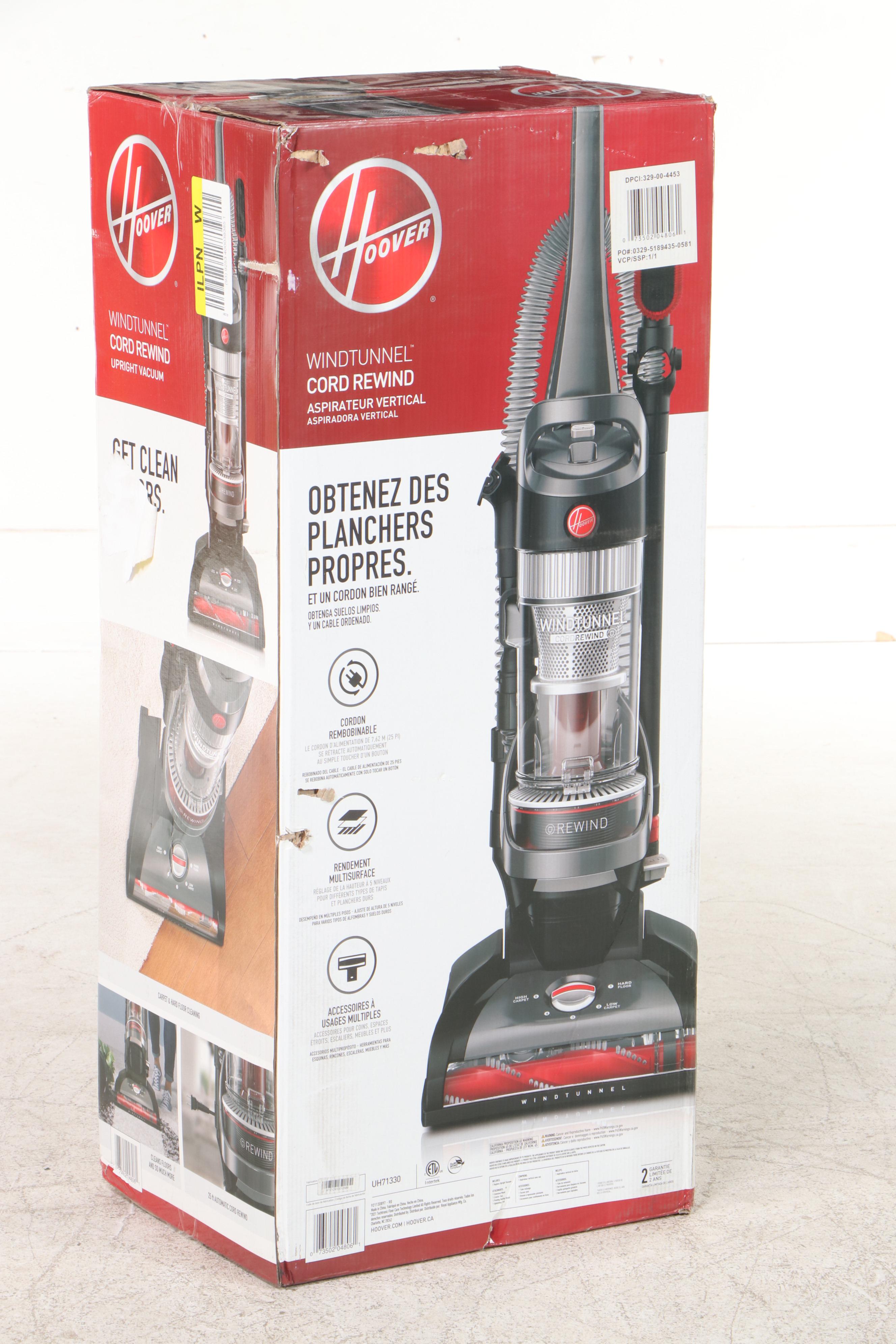 Hoover Multi-Floor Upright Vacuum With Attachments