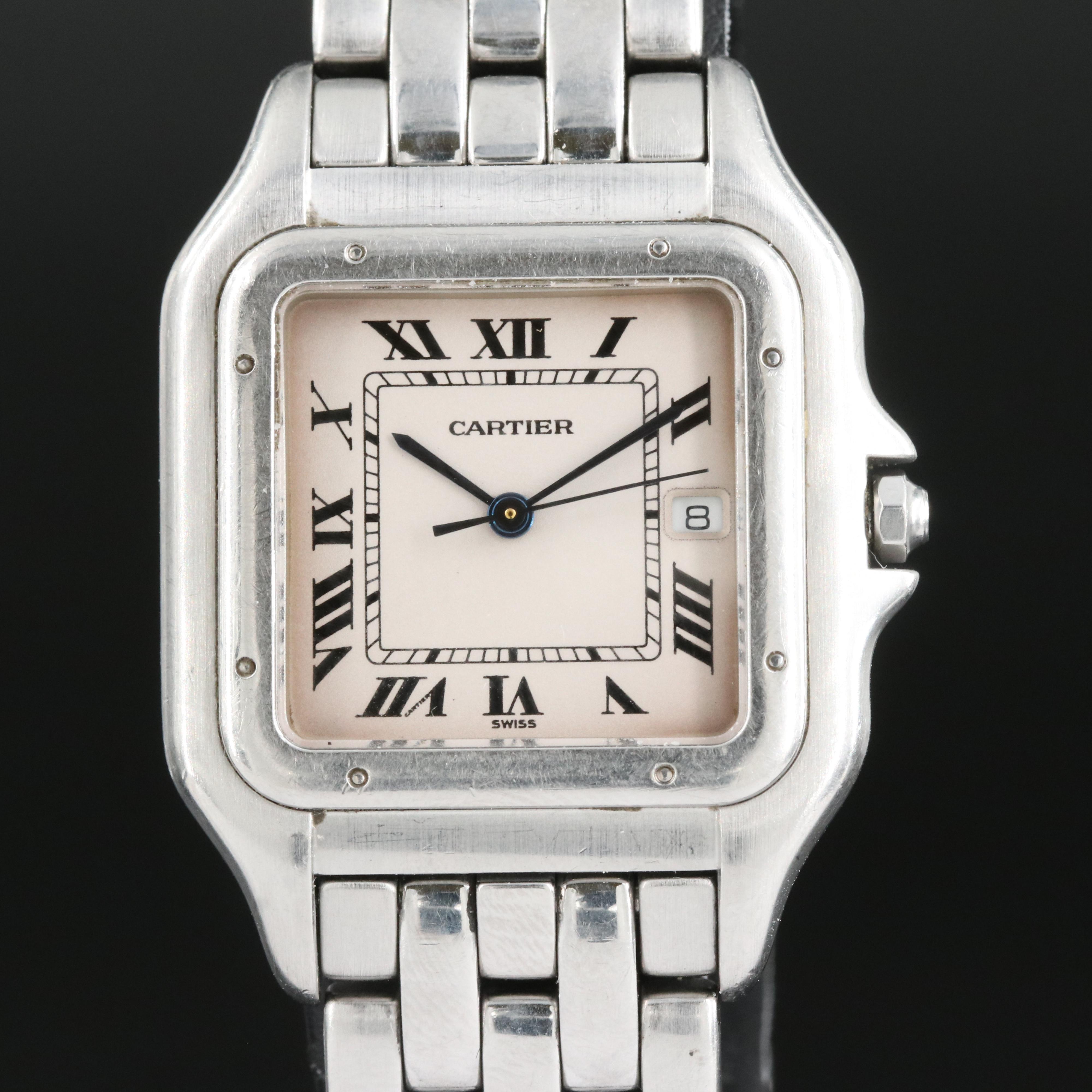 Cartier Panthere Stainless Steel Quartz Watch