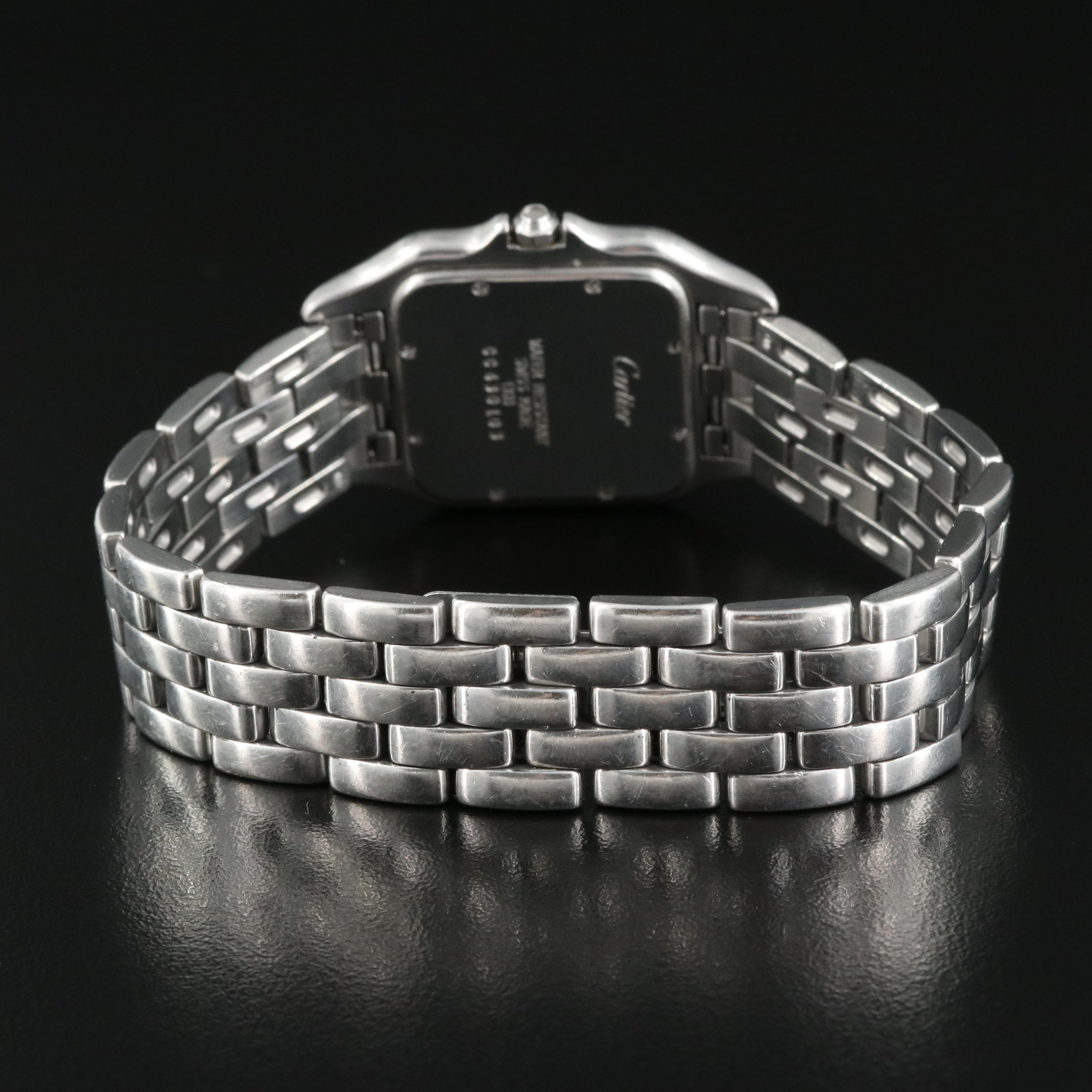 Cartier Panthere Stainless Steel Quartz Watch