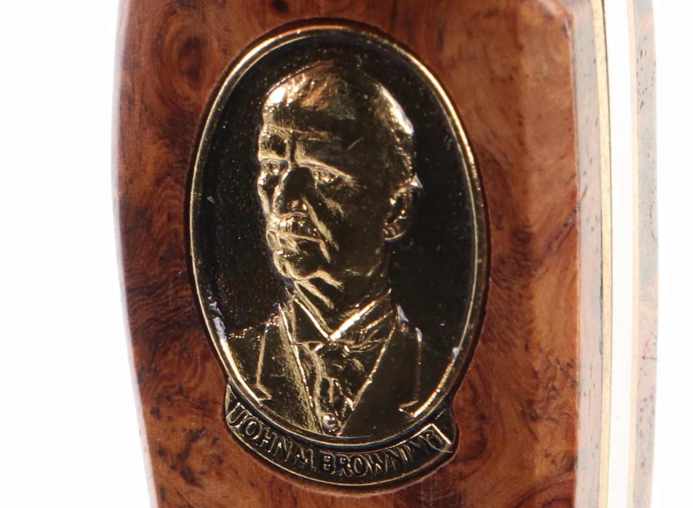 John M. Browning Model 152 Limited Edition Pocket Knife with Branded Wood Case