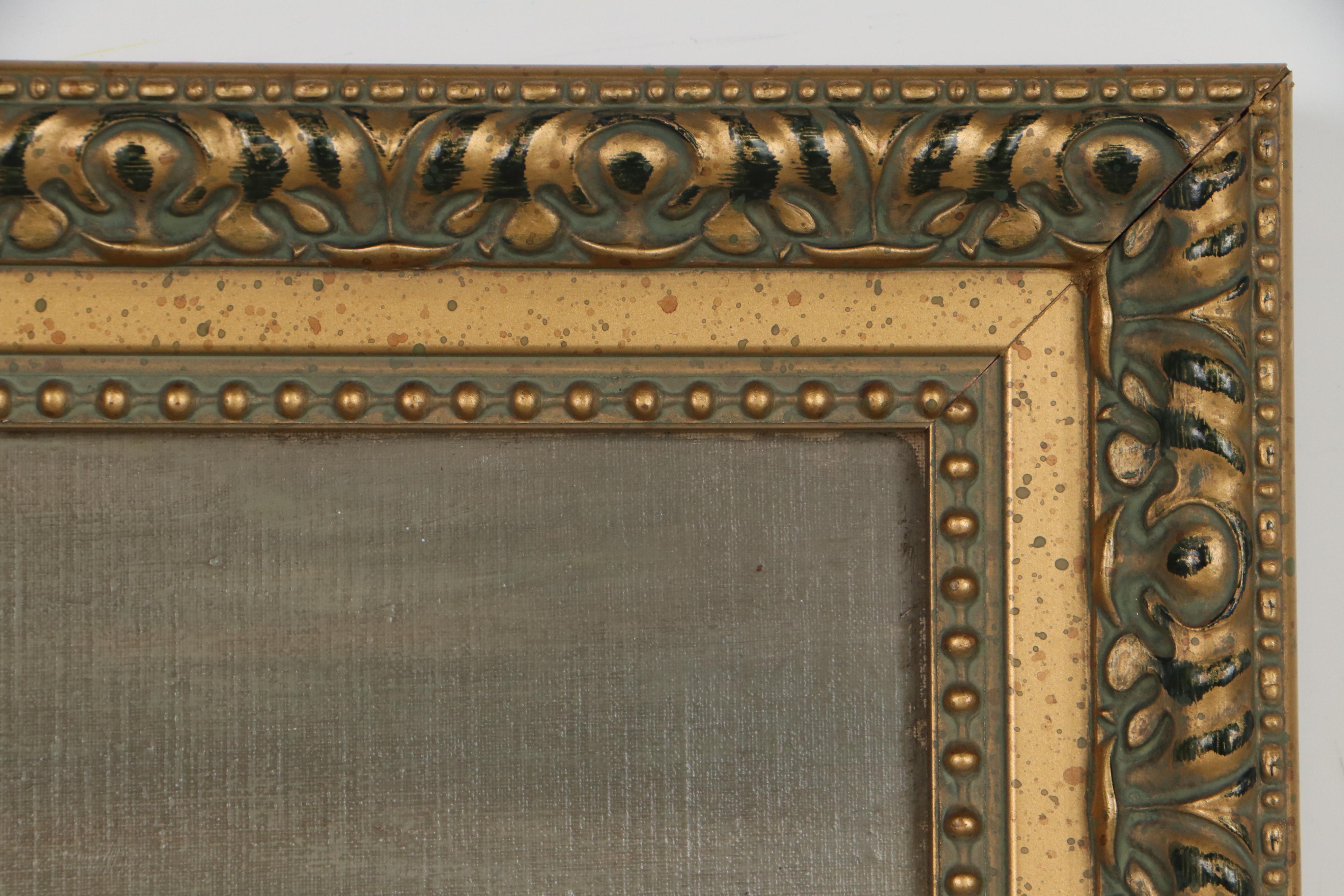 G. Martelli Oil Painting of Couple in Rowboat, 1933