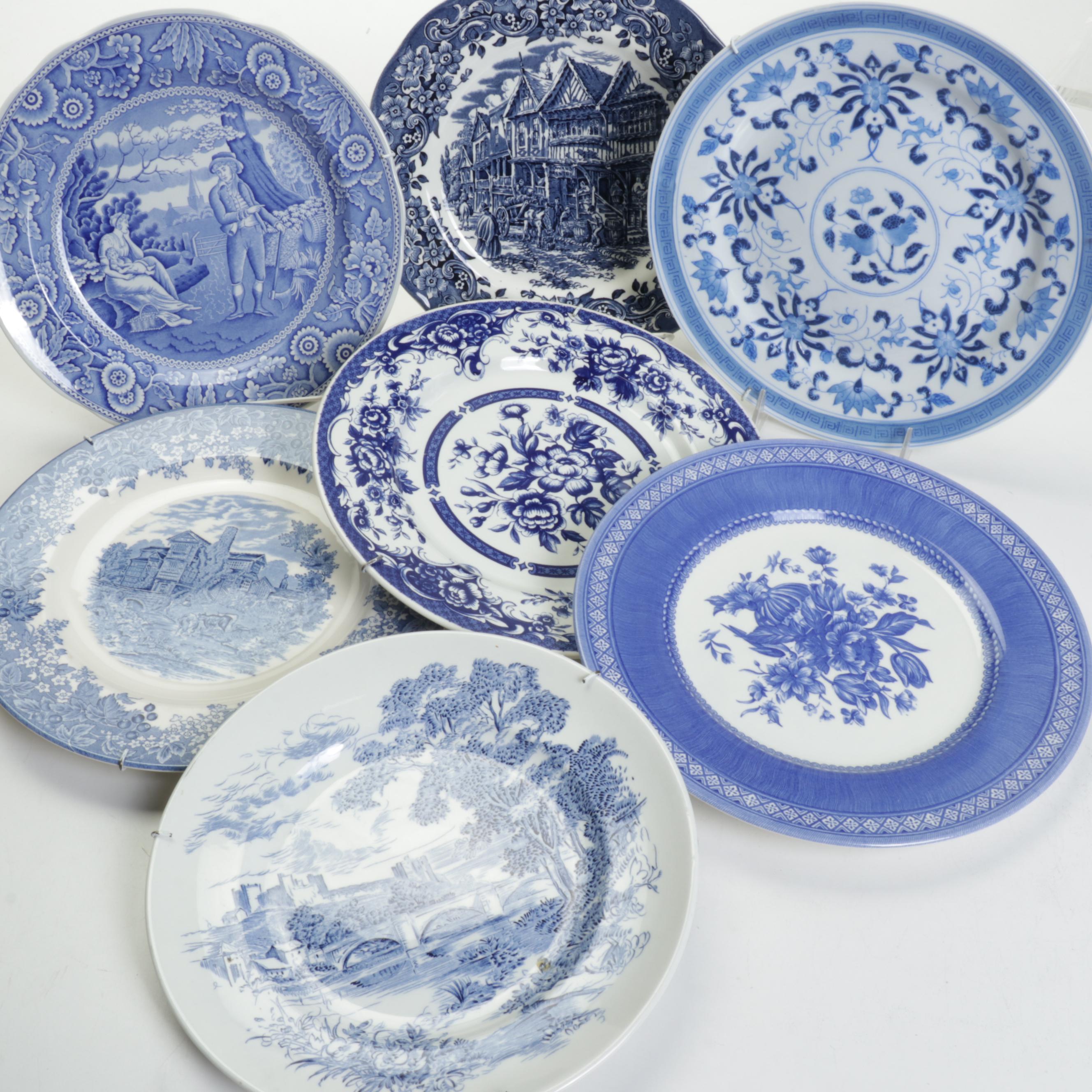 Spode Blue Room Collection Regency Series, Wedgwood Collector Plates, and More