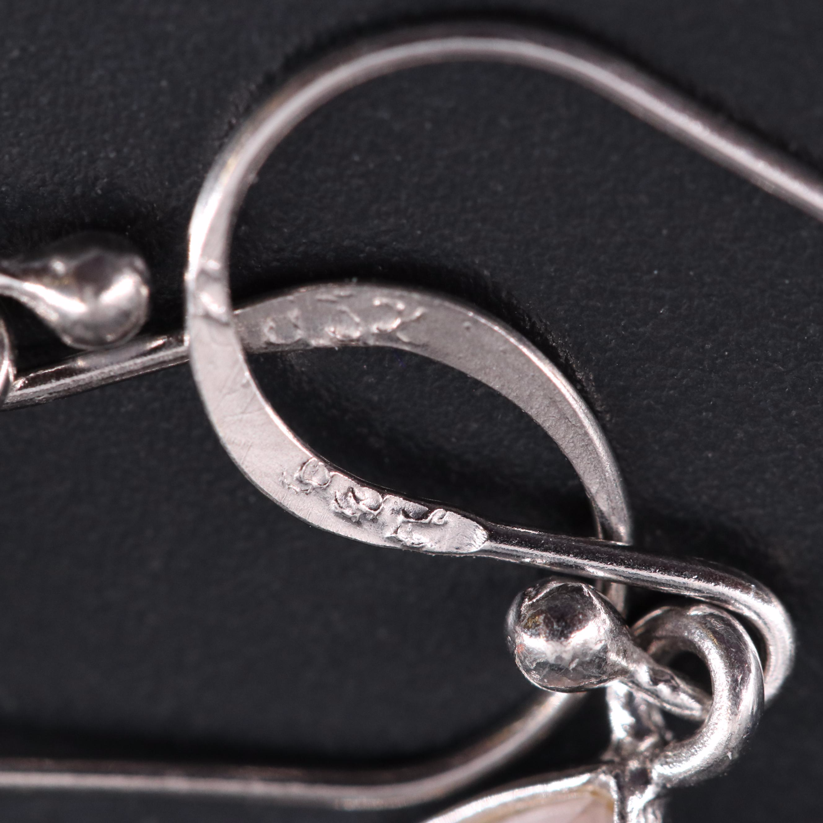 Sterling Silver Gemstone Earrings