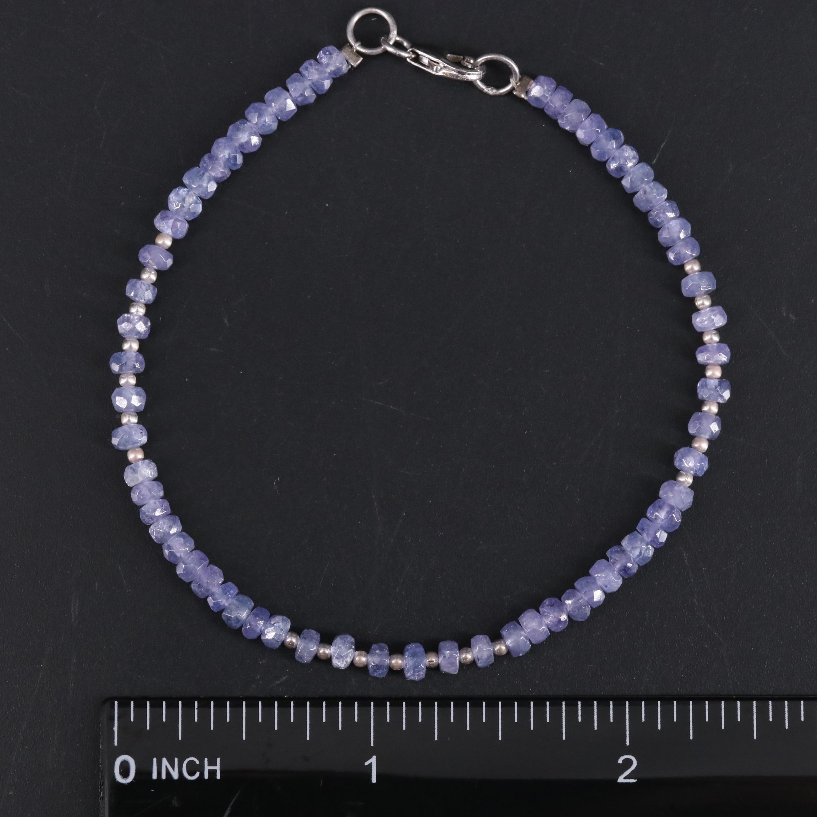Sterling Silver Gemstone Bracelet