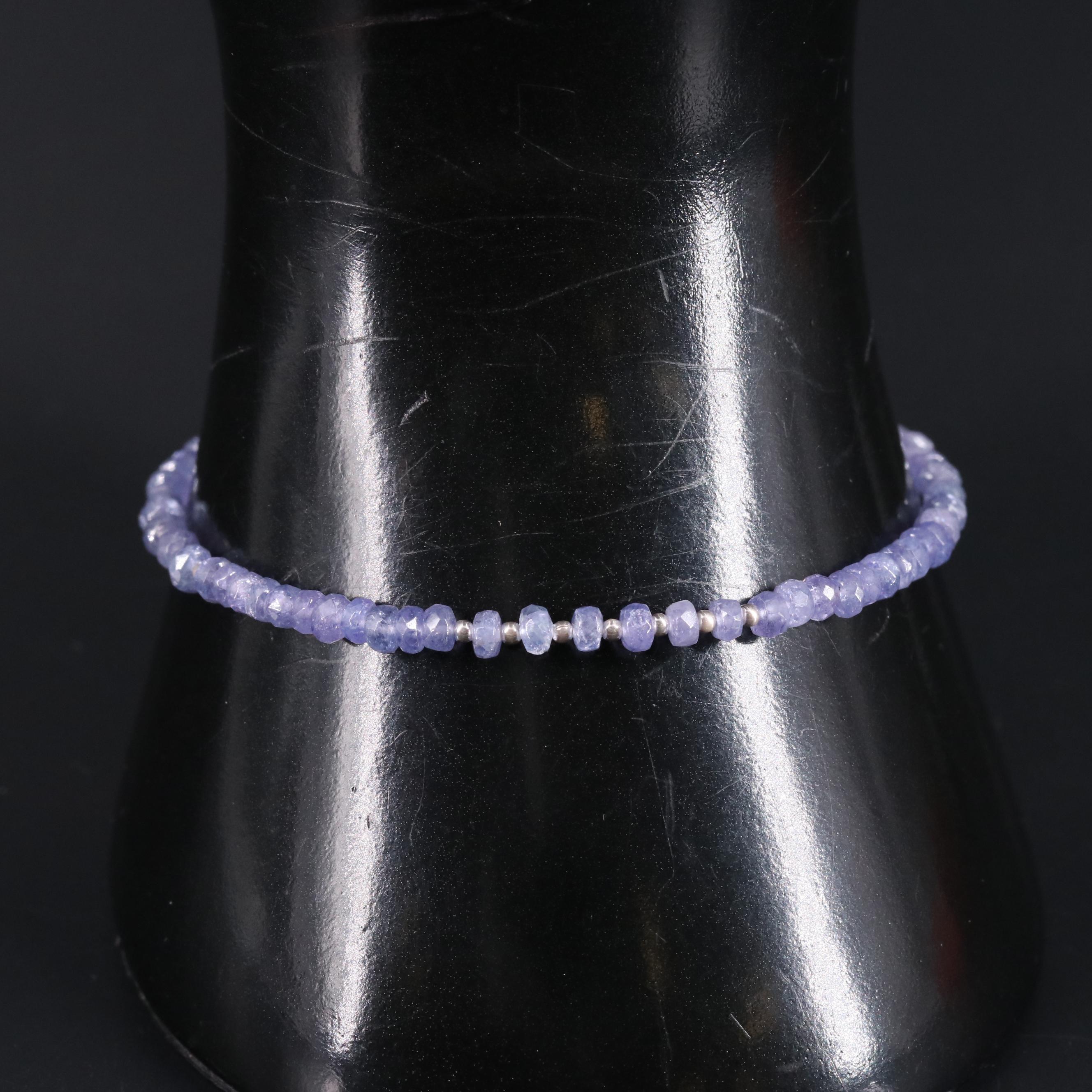 Sterling Silver Gemstone Bracelet