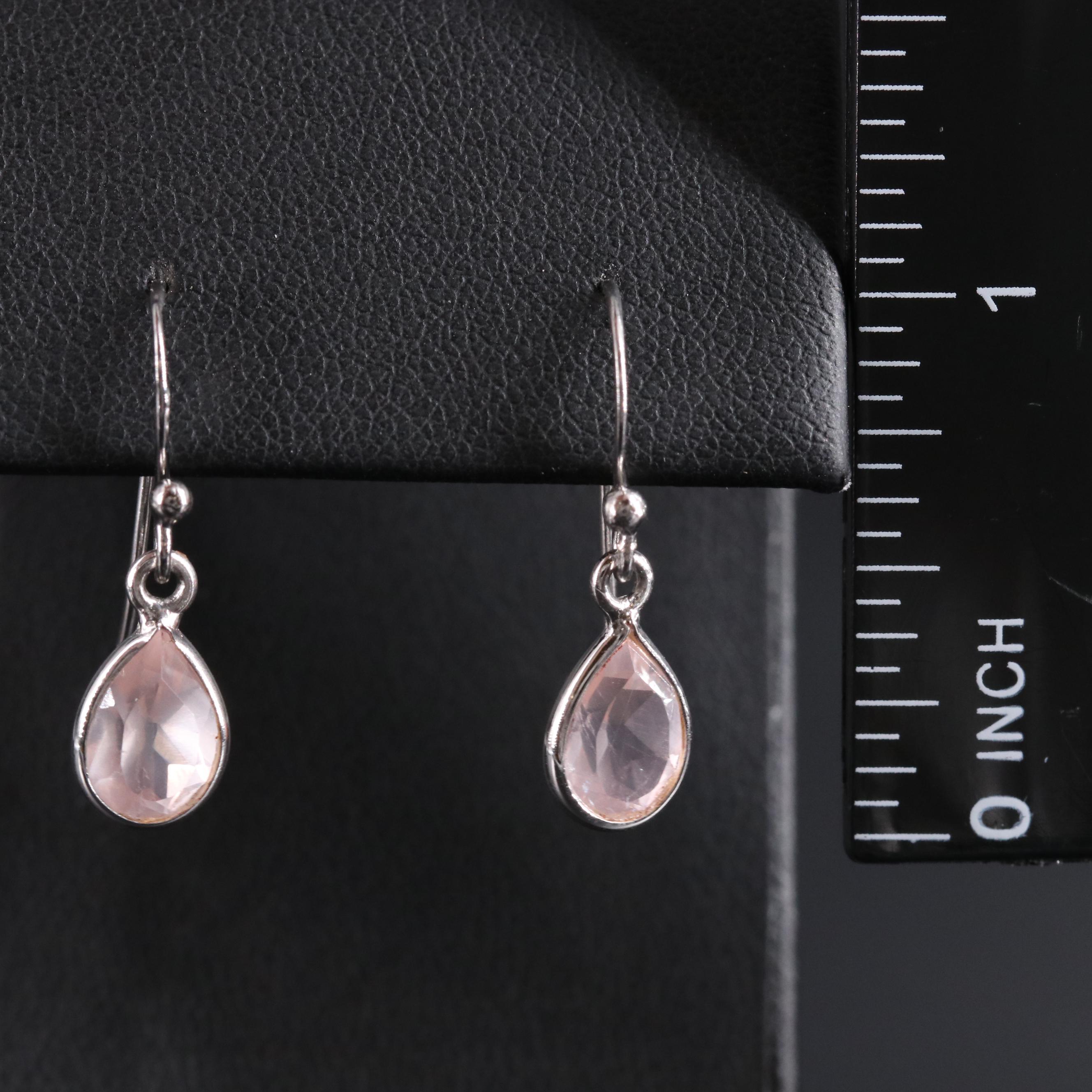 Gemstone Drop Earrings