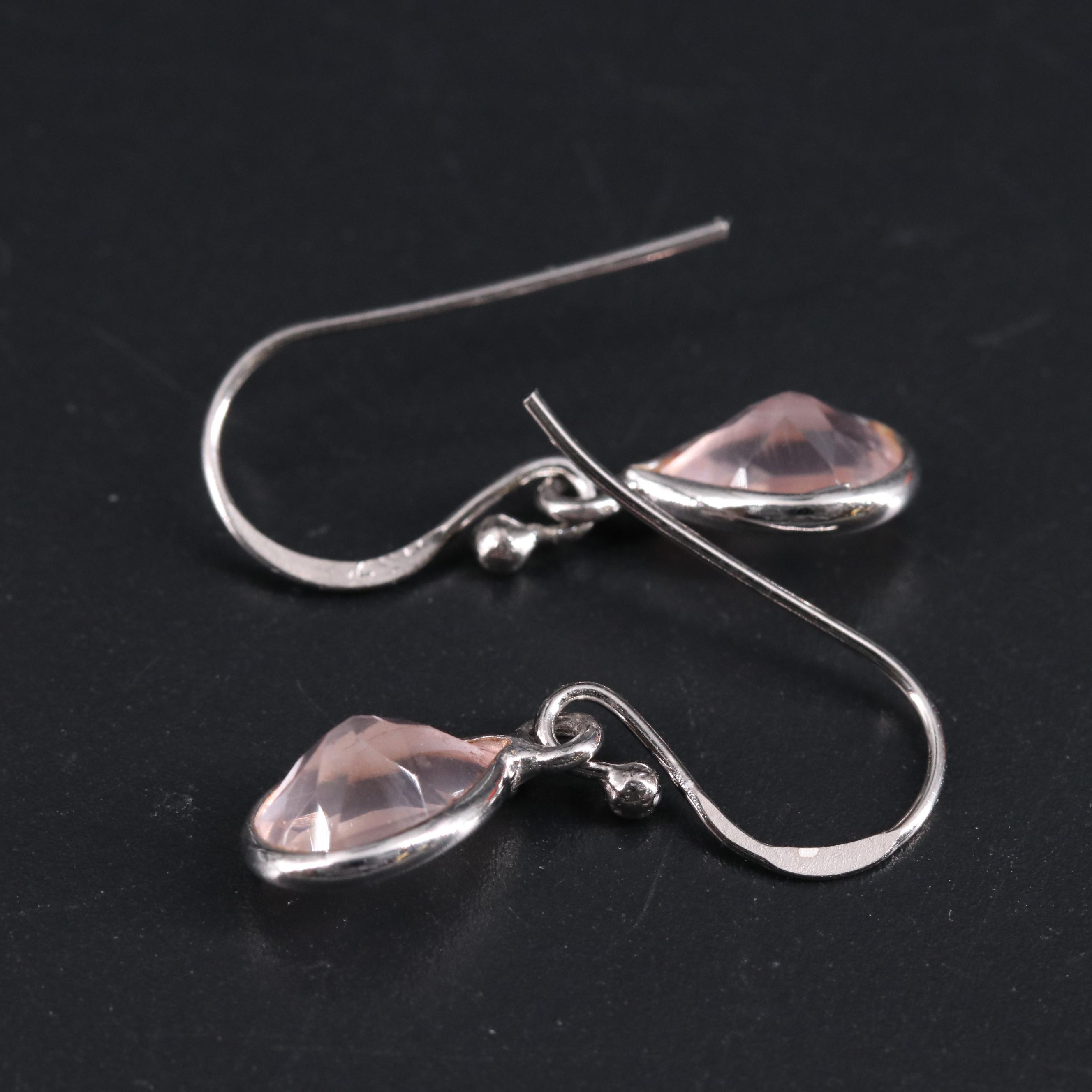 Gemstone Drop Earrings