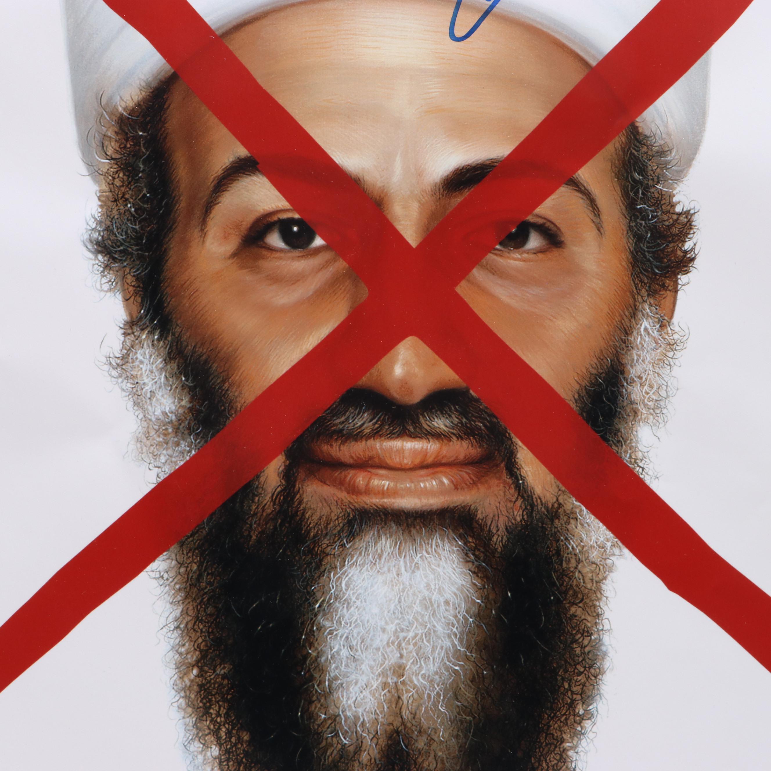Robert O'Neill Signed TIME Magazine Osama Bin Laden Poster