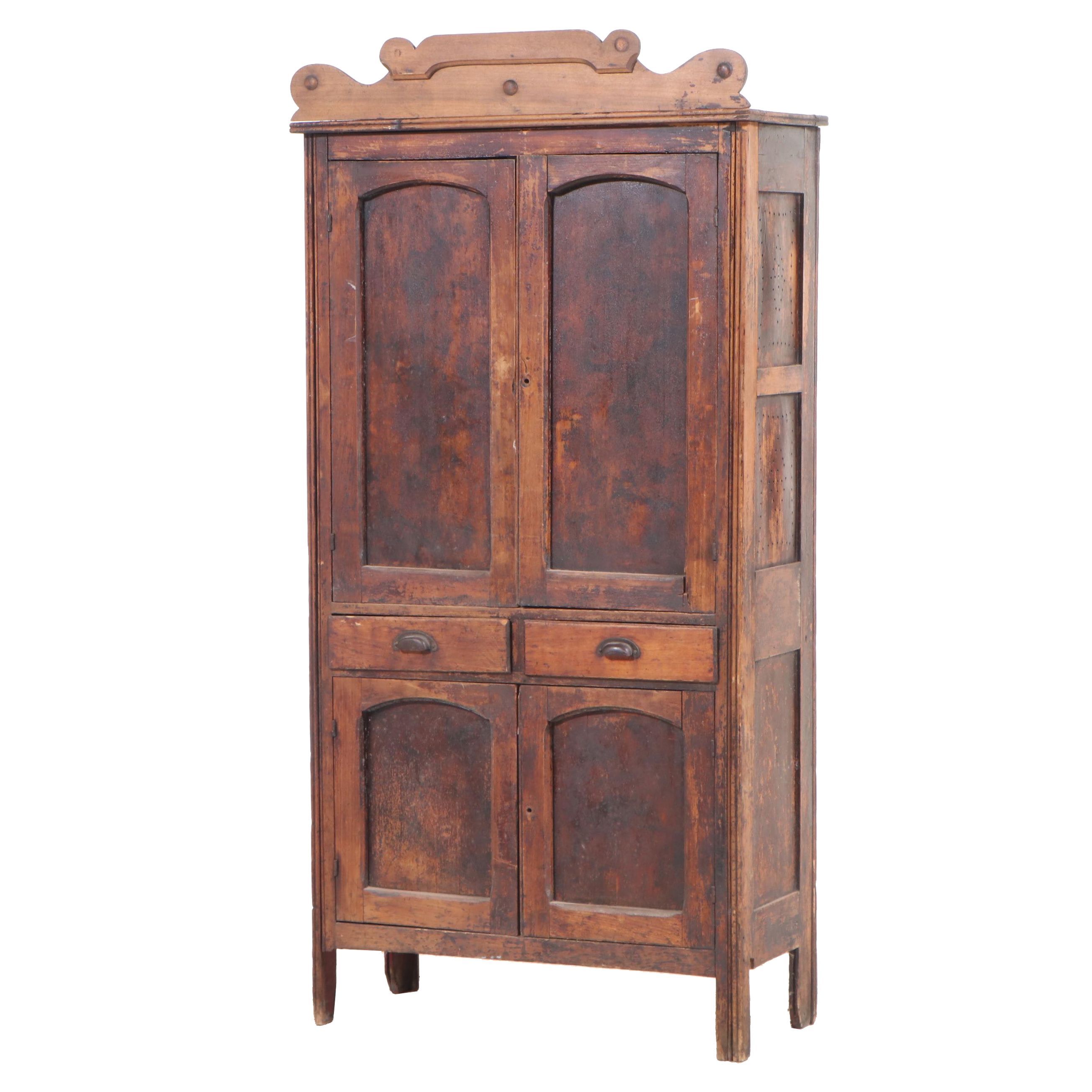 Victorian Cupboard with Vented Side Panels