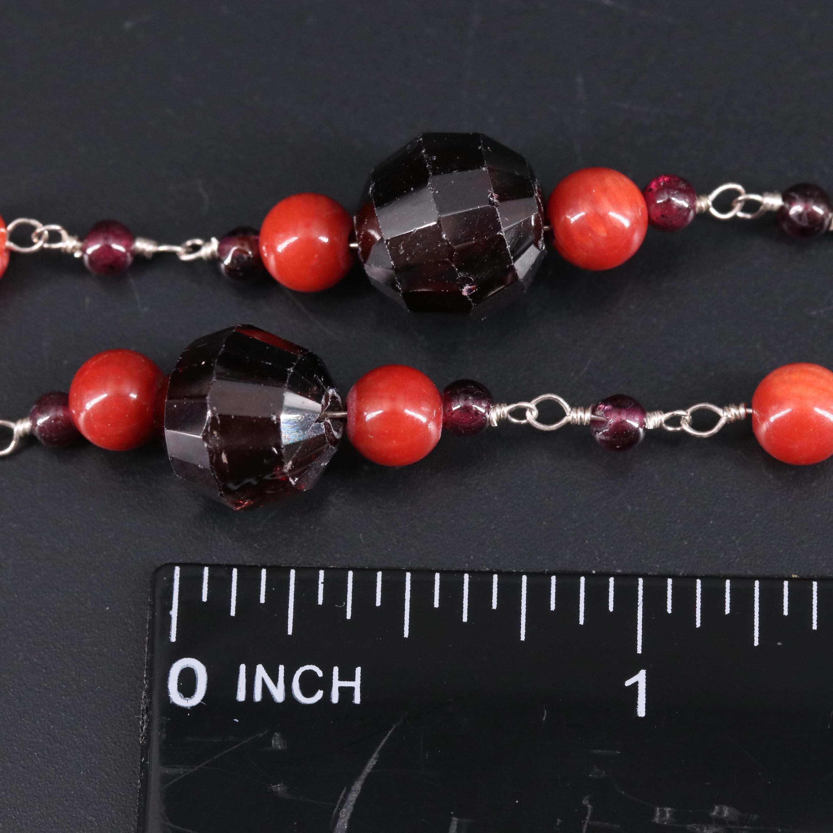 Sterling Silver Gemstone Necklace