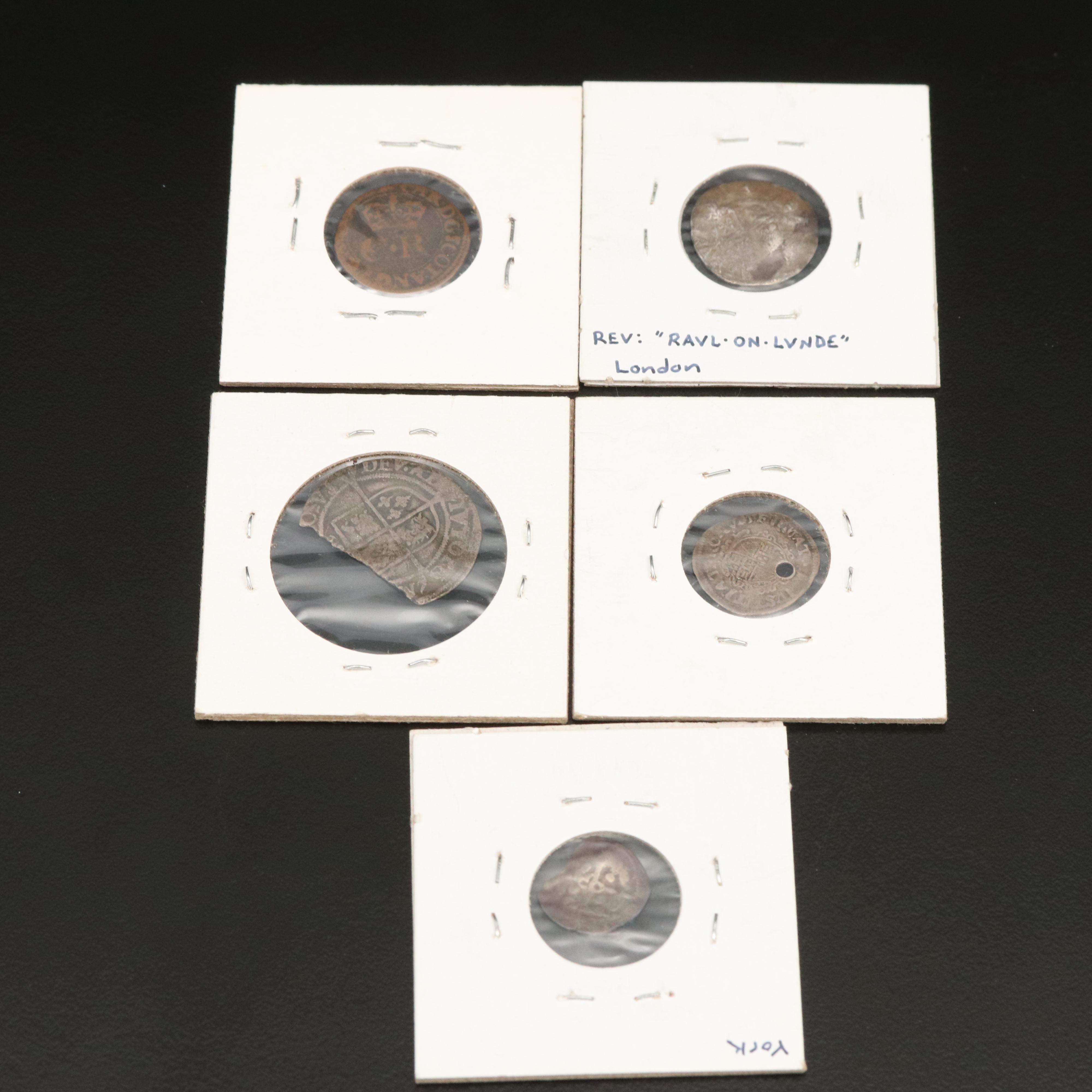 Eight English and Scottish Hammered Coins