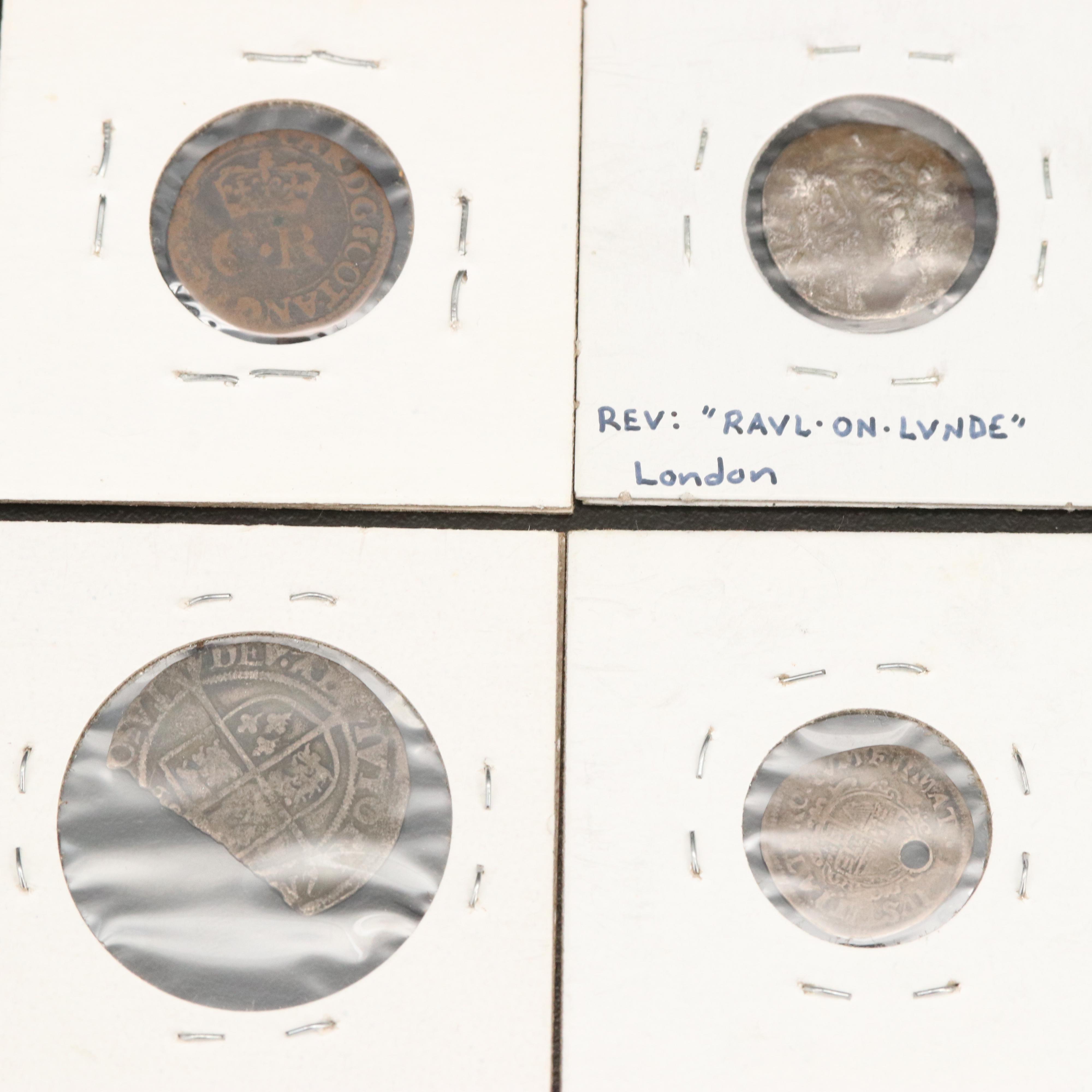 Eight English and Scottish Hammered Coins