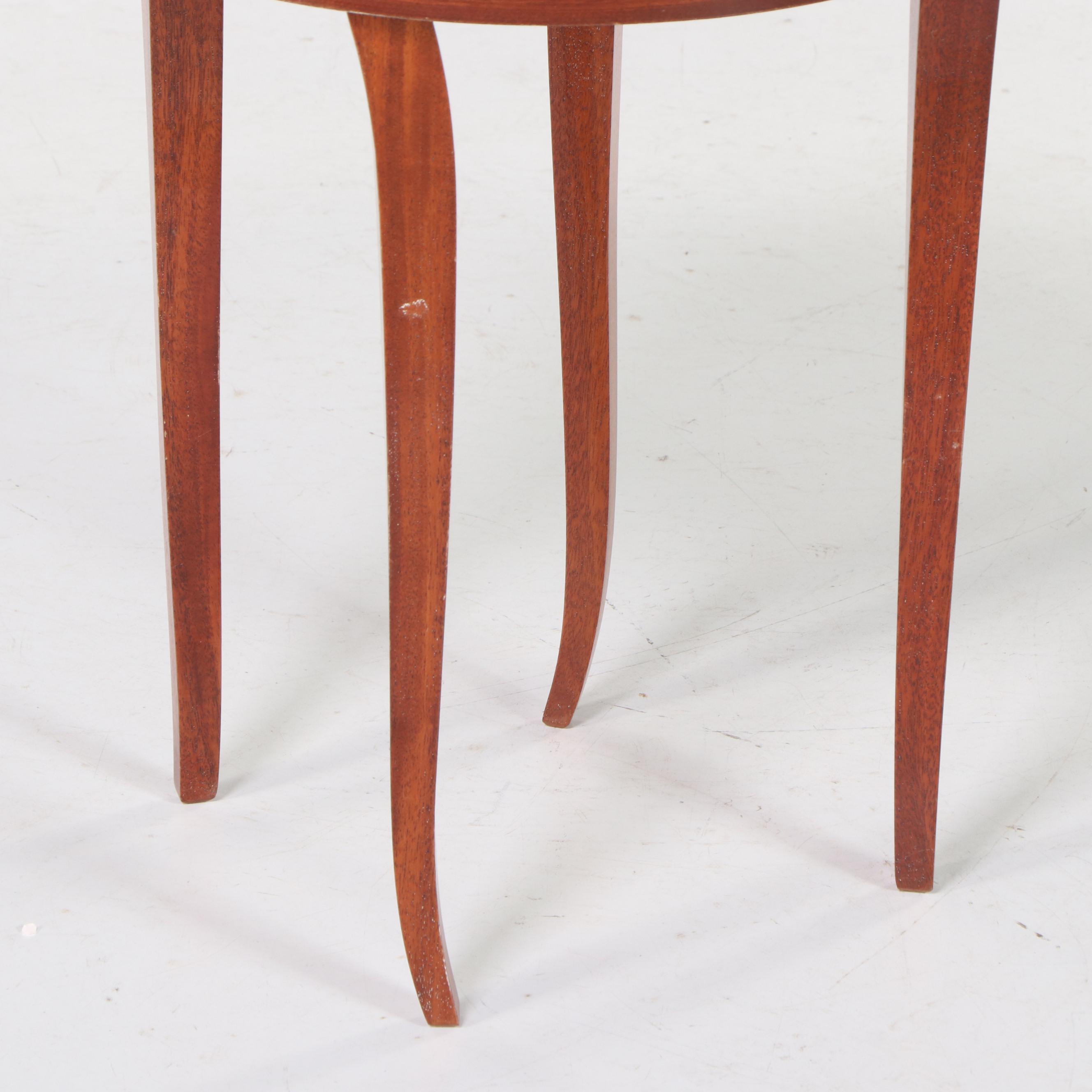 Italian Inlaid Marquetry Music Box Occasional Table, Late 20th Century