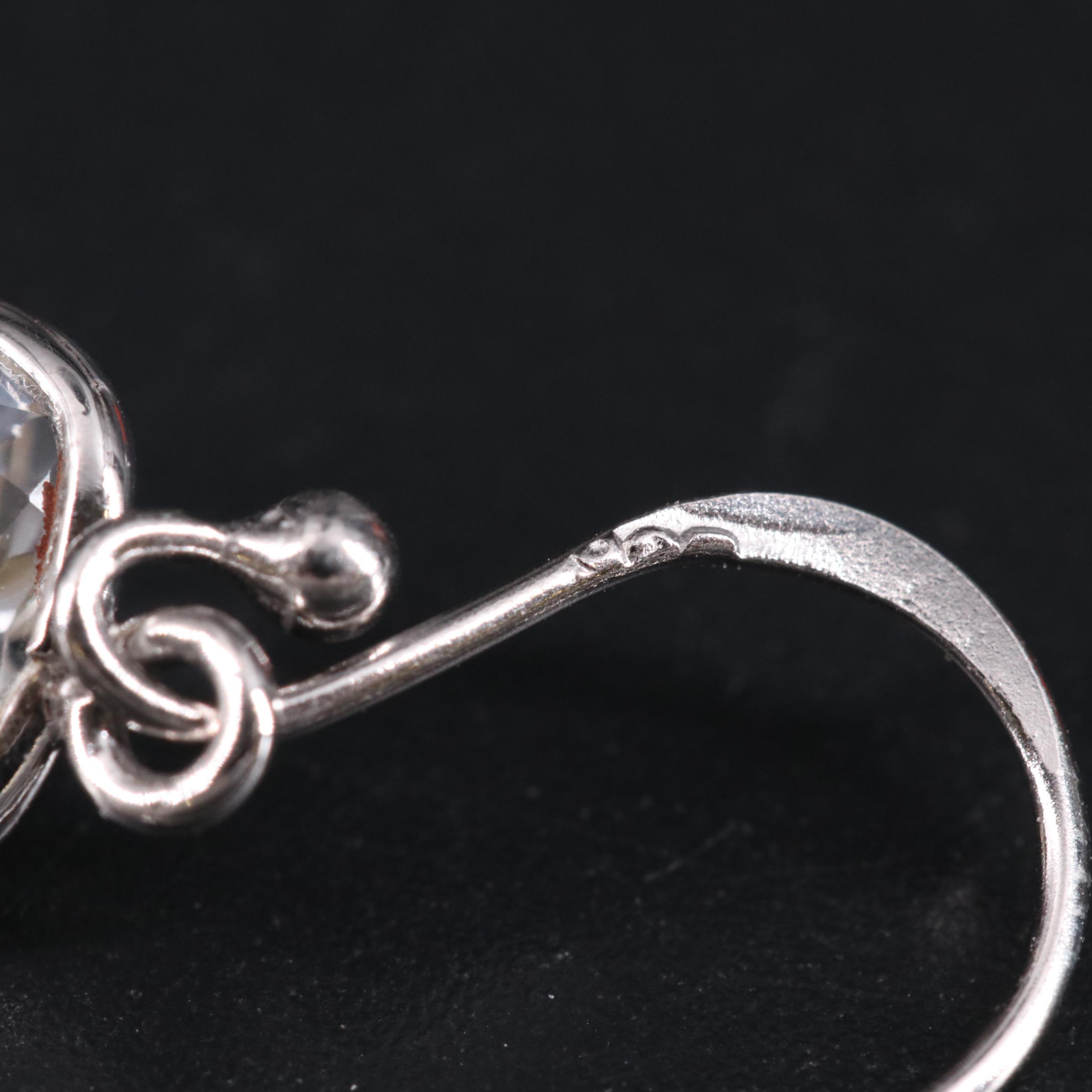 Gemstone Drop Earrings