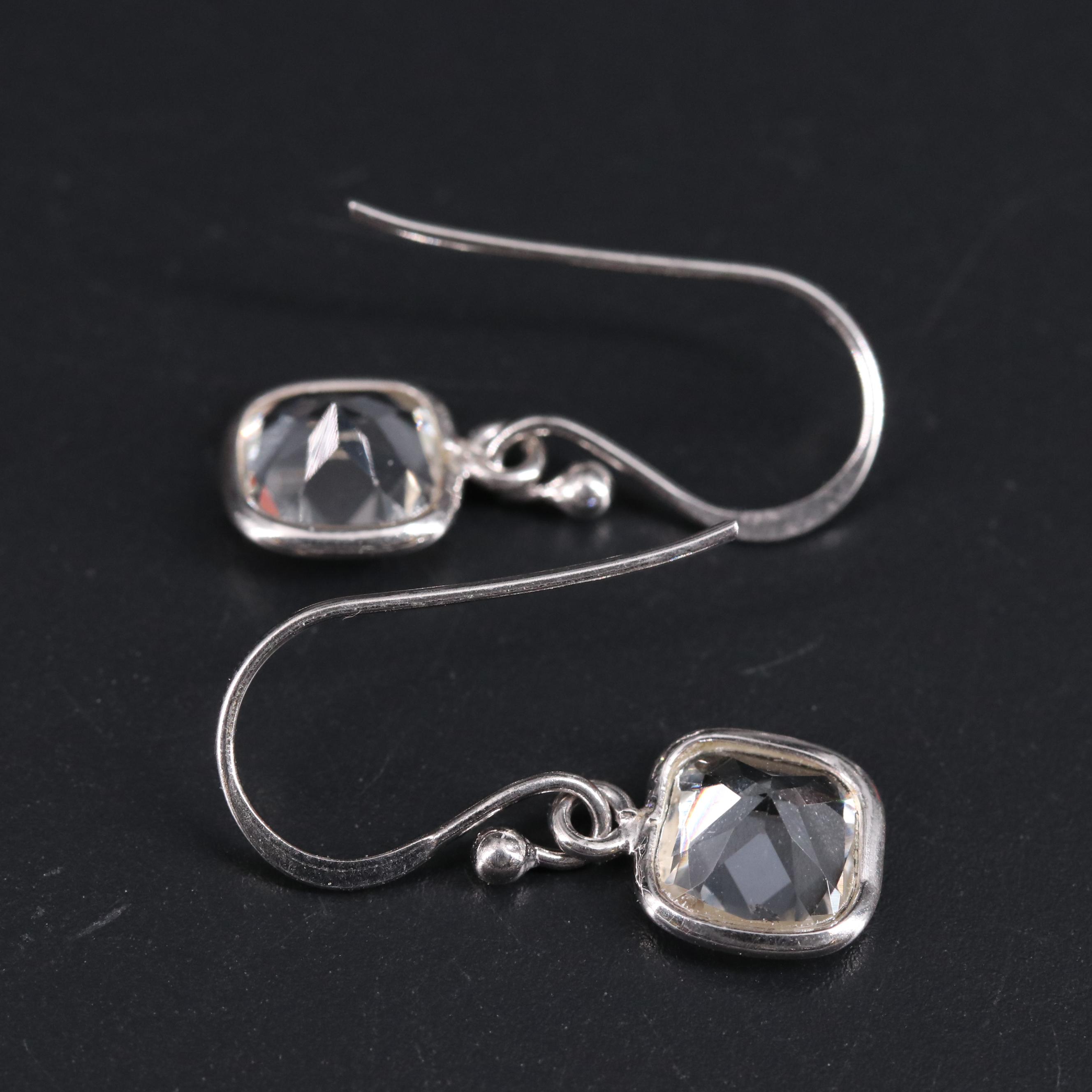 Gemstone Drop Earrings