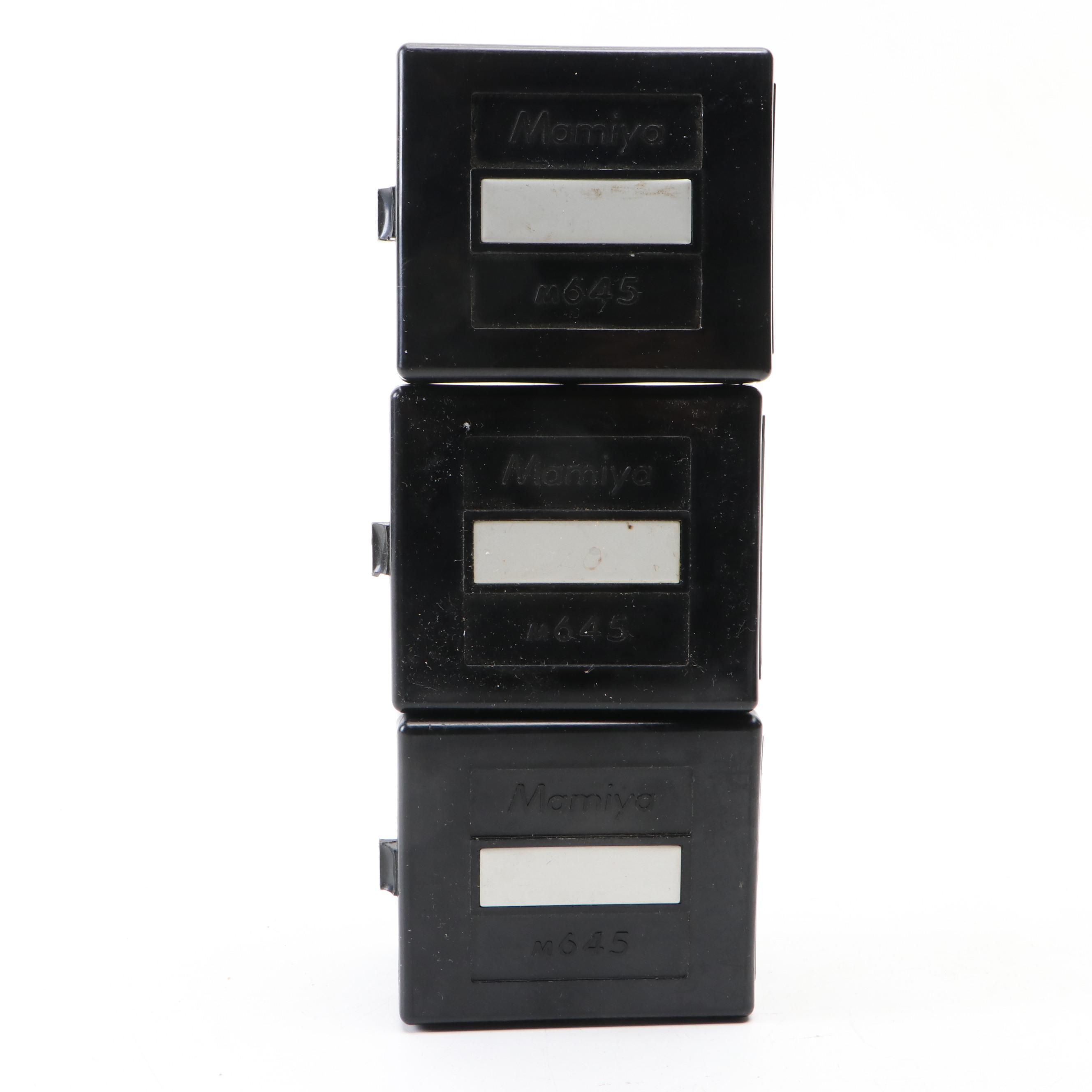 Mamiya 645 Medium Format Camera With Accessories