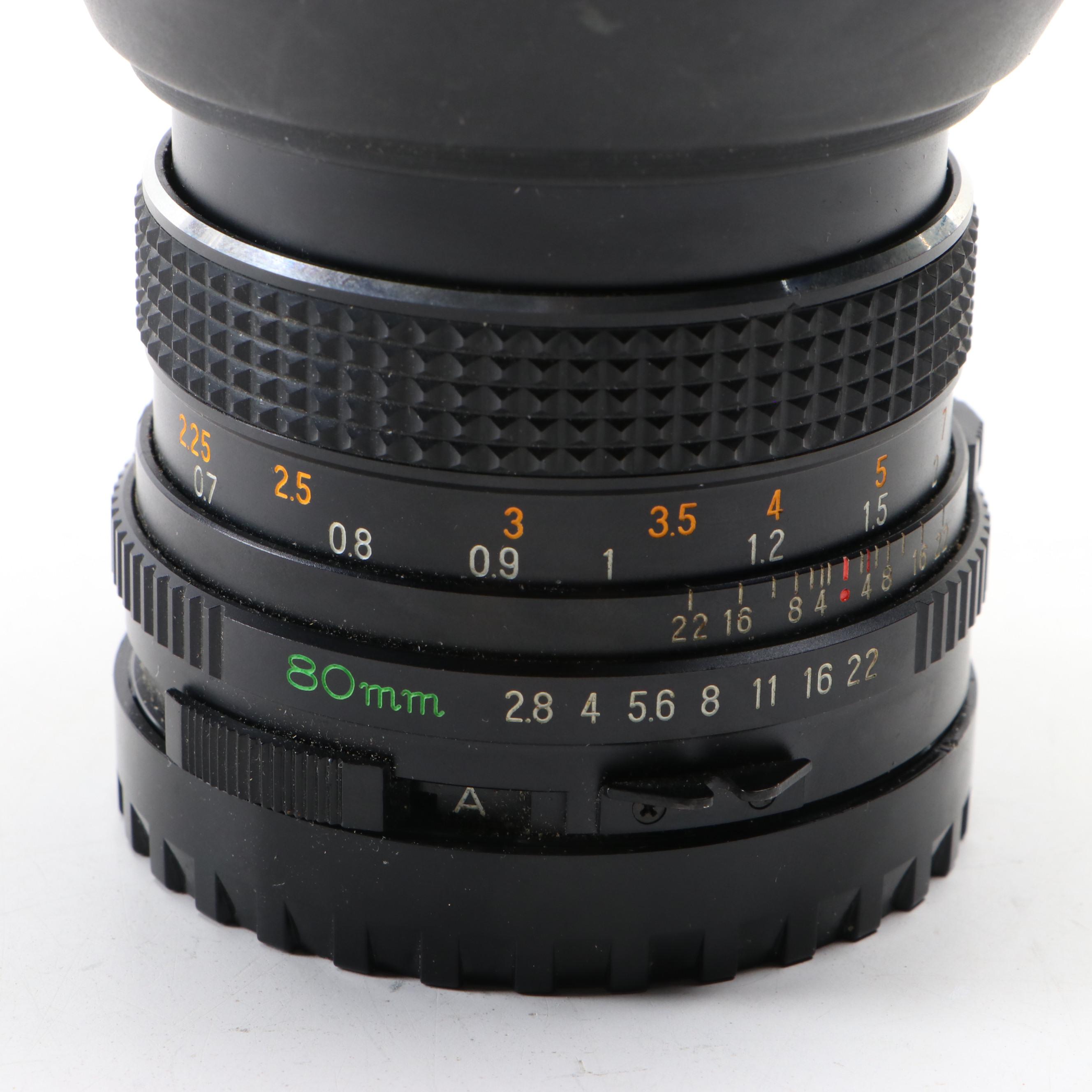 Mamiya 645 Medium Format Camera With Accessories