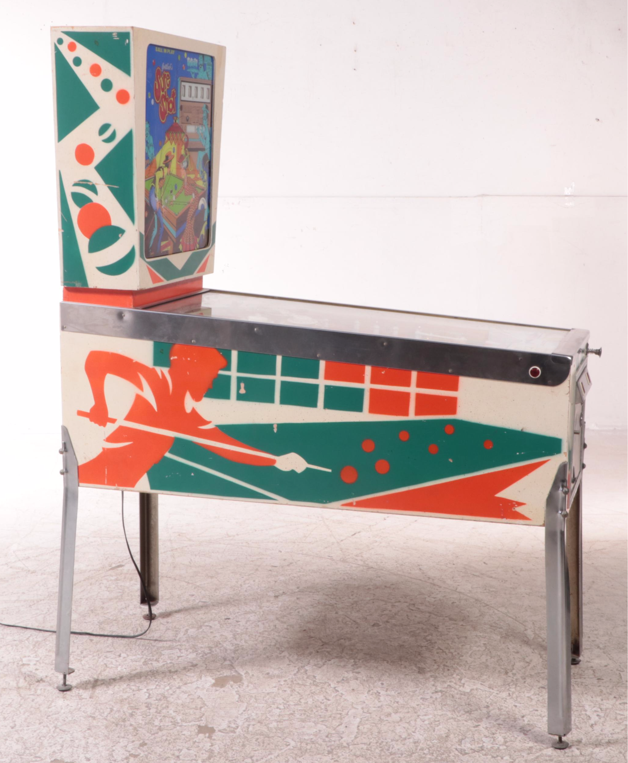 D. Gottlieb & Company "Sure Shot" Pinball Machine, 1975
