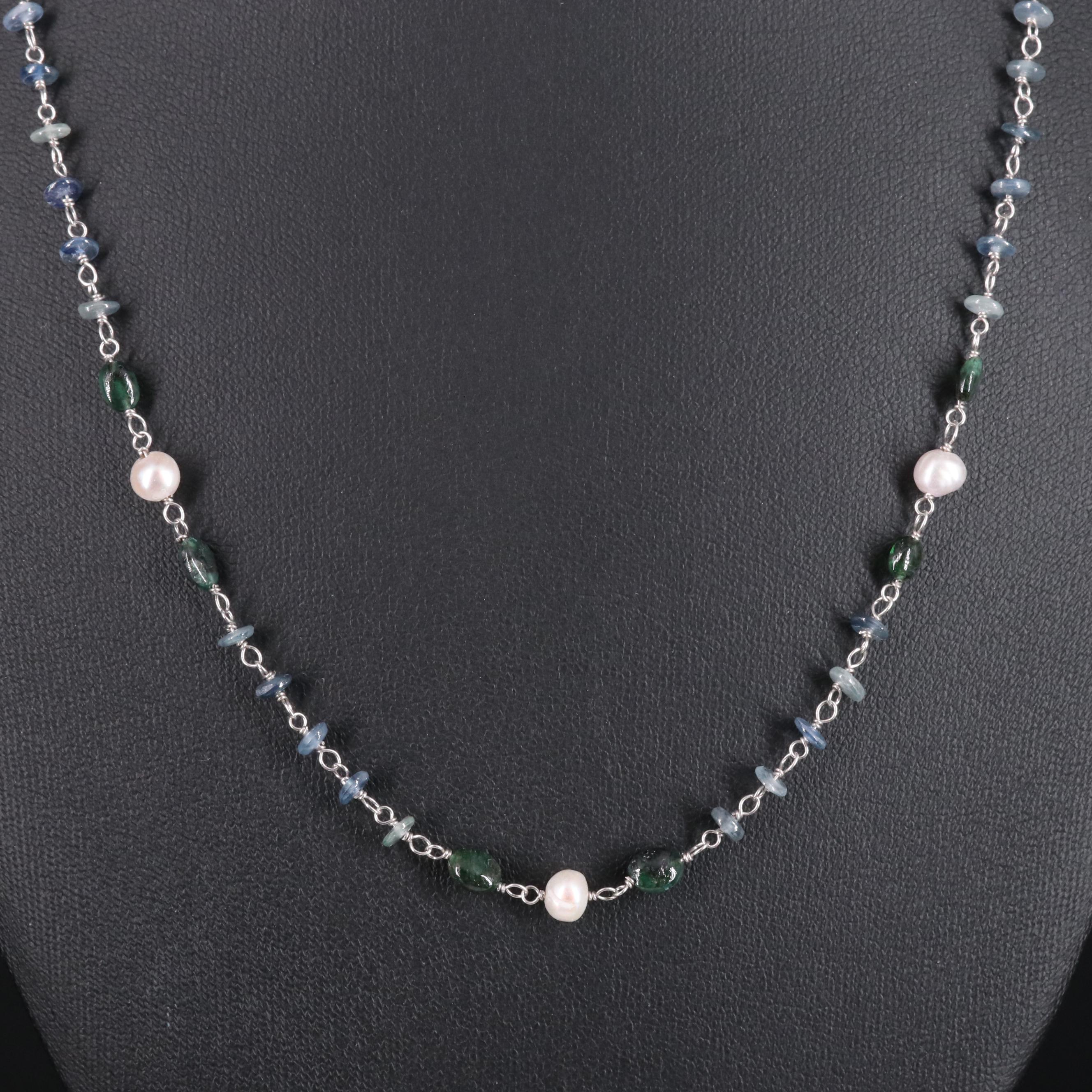 Sterling Silver Gemstone Necklace