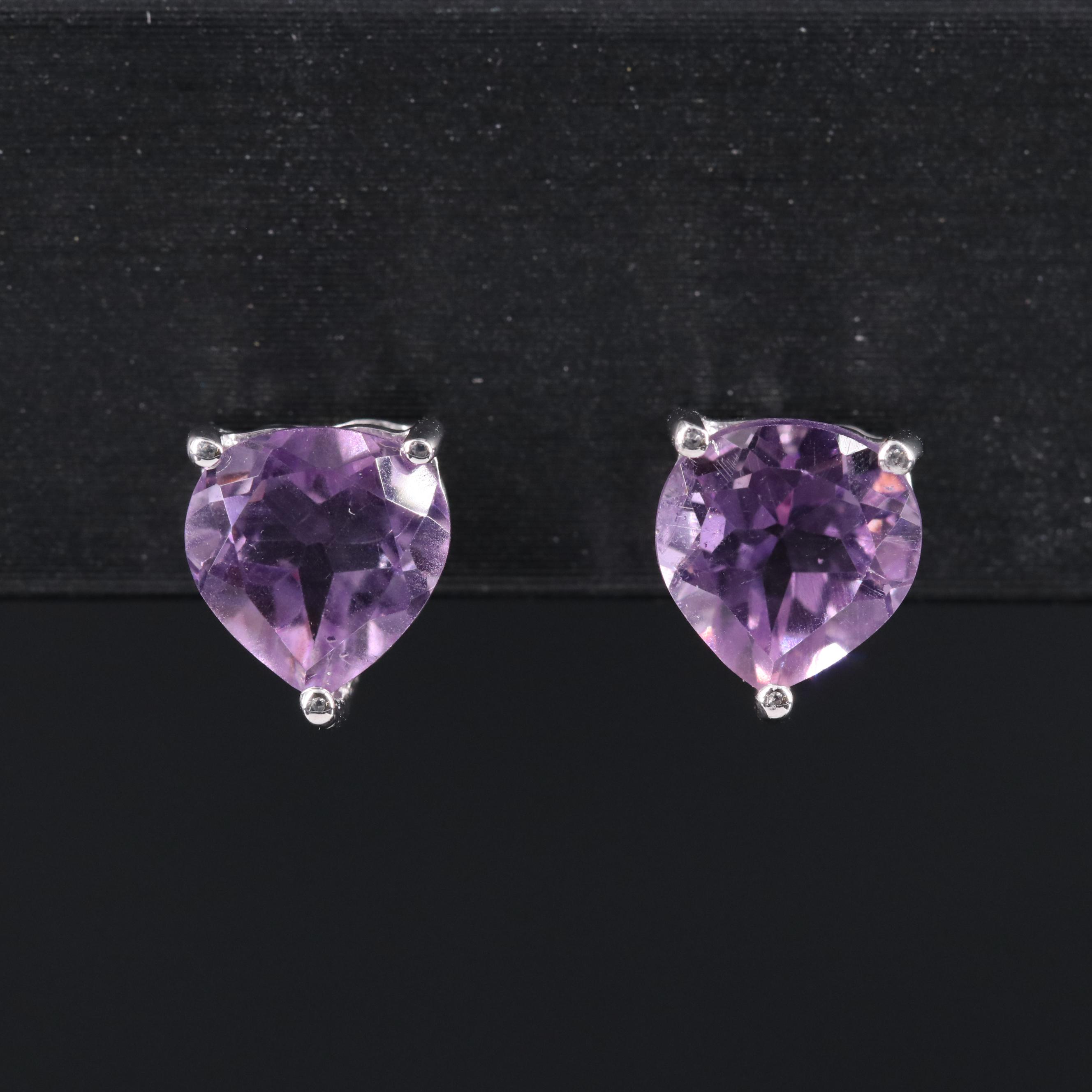 Sterling Silver Gemstone Stud Earrings