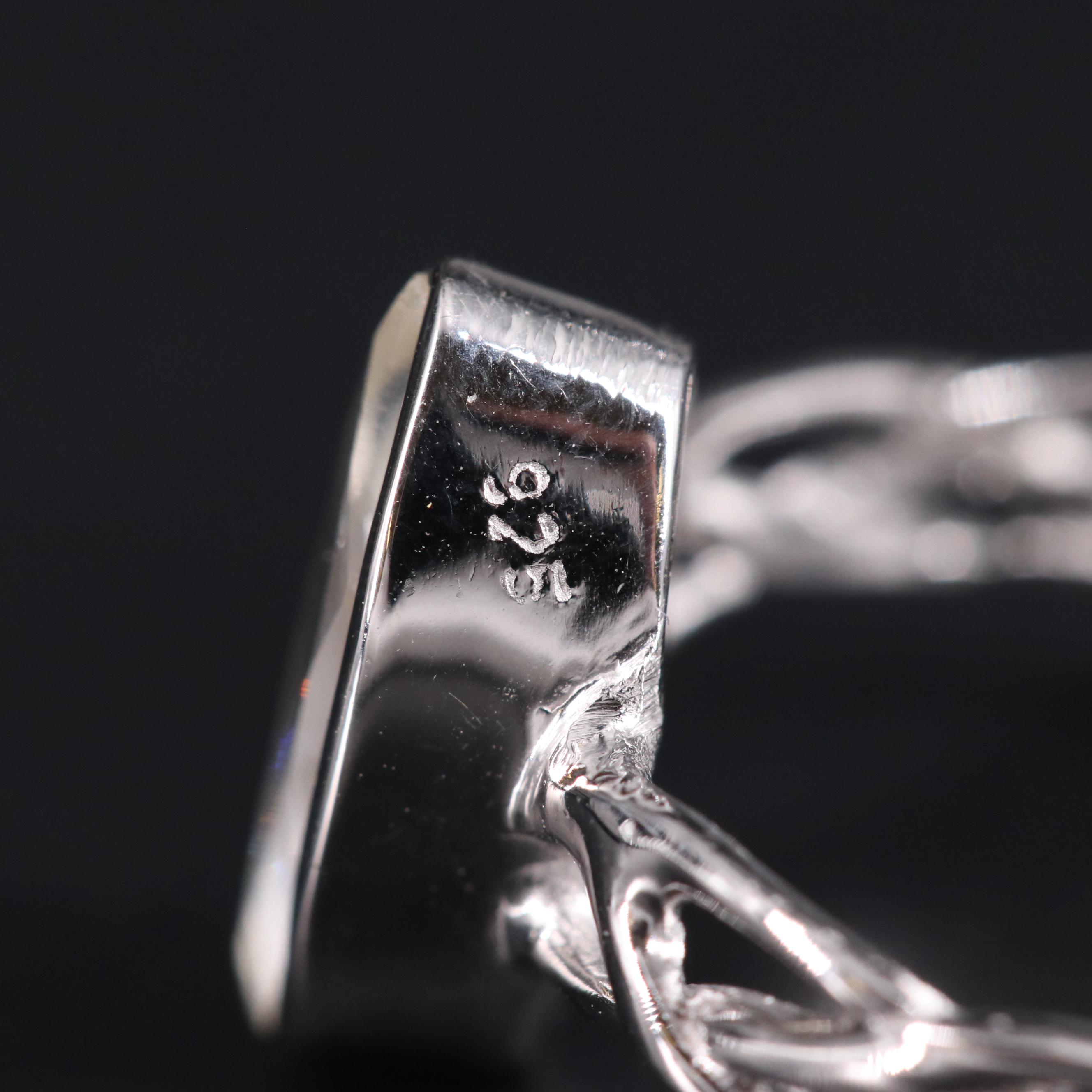 Sterling Silver Topaz Ring