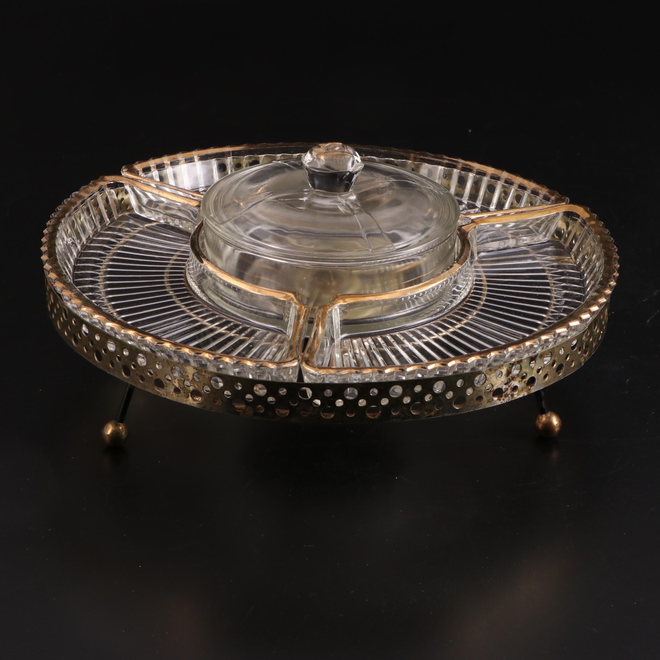 Inland Glass Carafe and Warmer with Ceramic and Glass Serveware