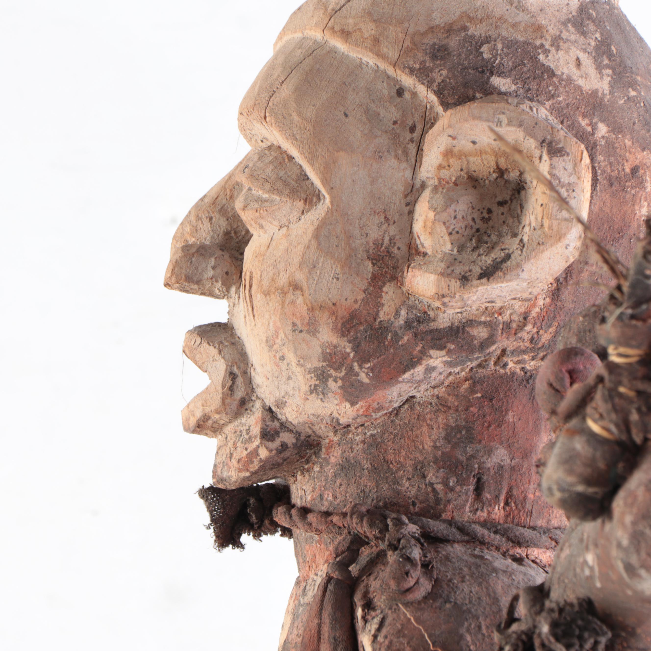 Teke Hand-Carved Wood Figure