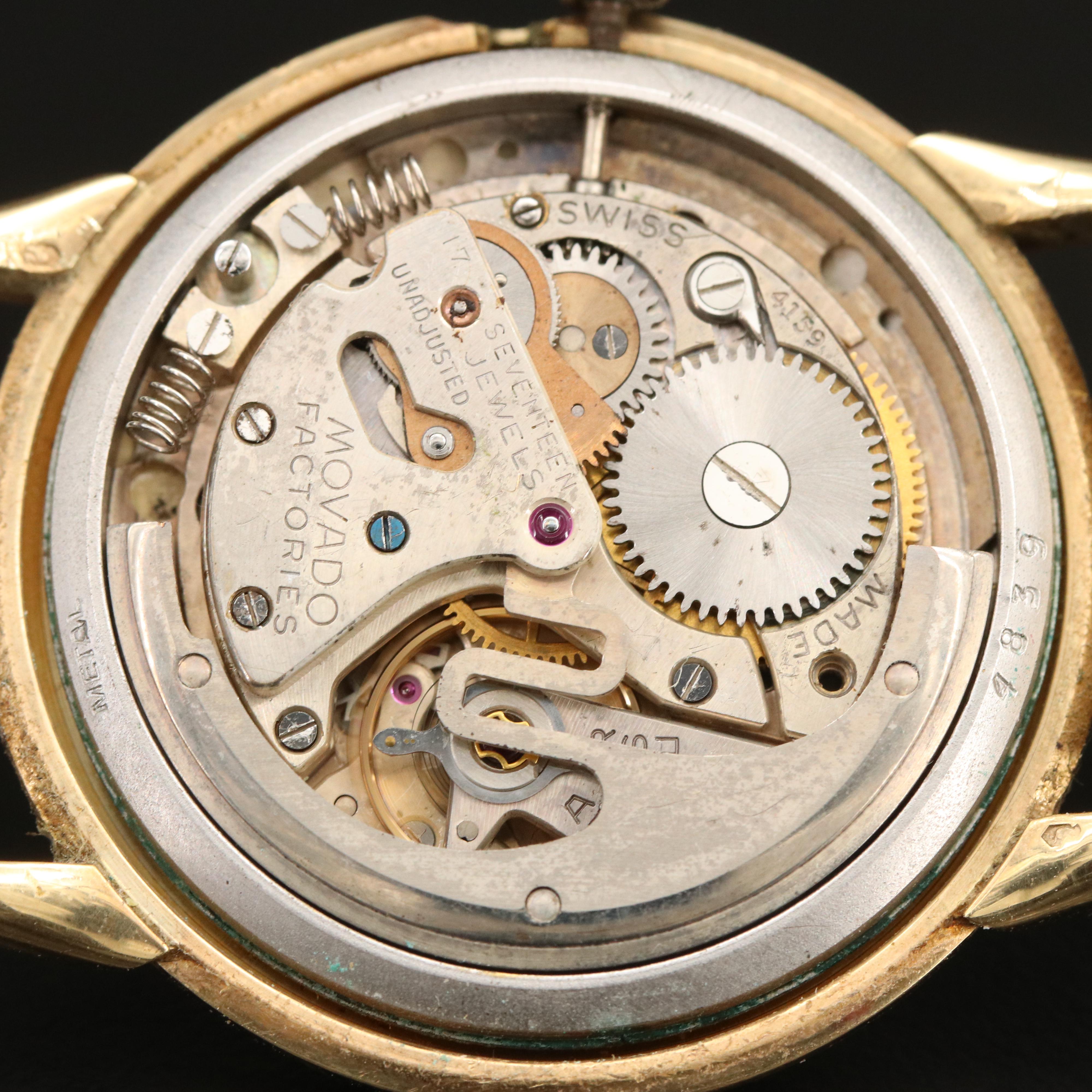 14K Movado Automatic Watch