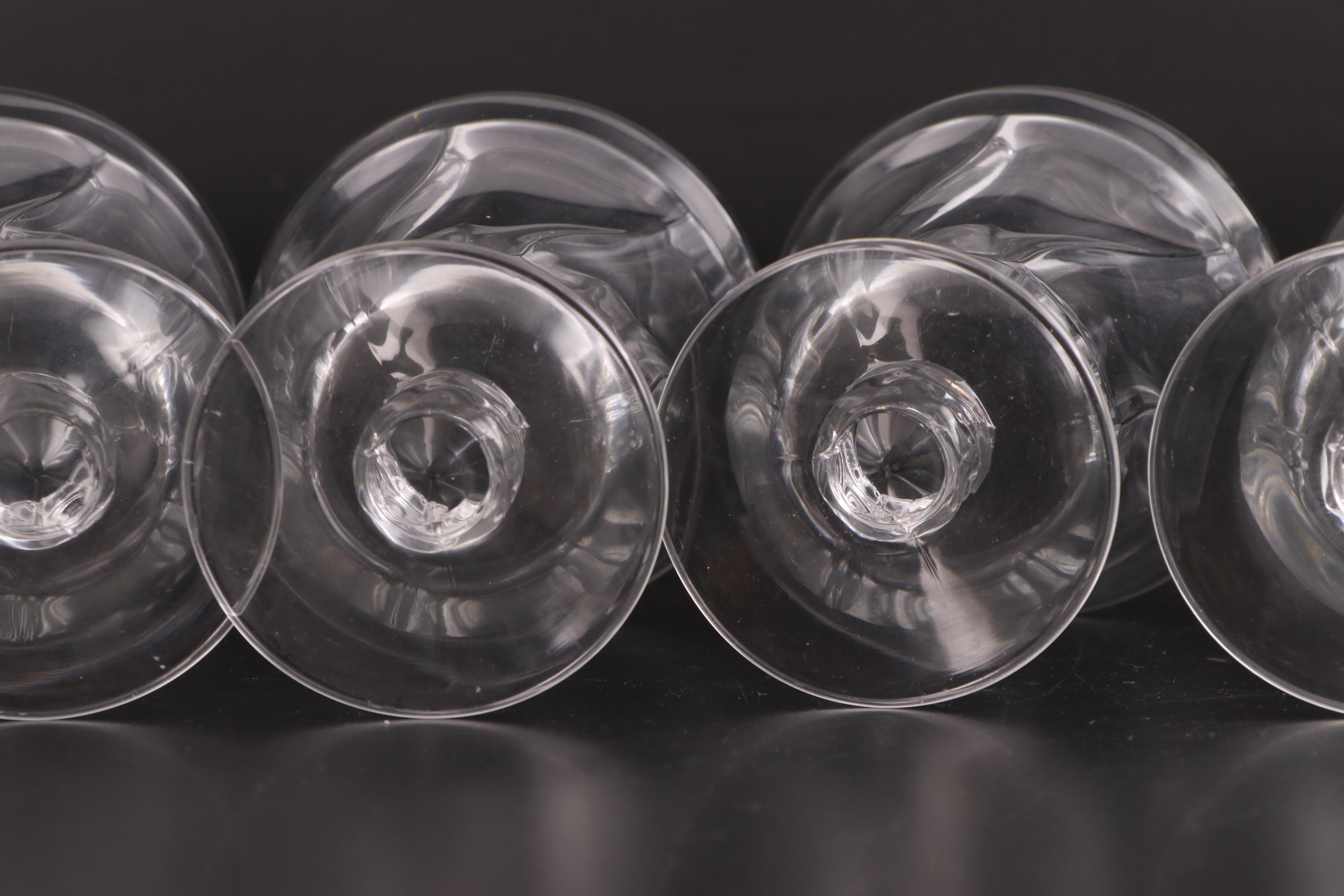 Fostoria "American Clear" Glass Pitcher and "Jamestown Clear" Iced Tea Glasses