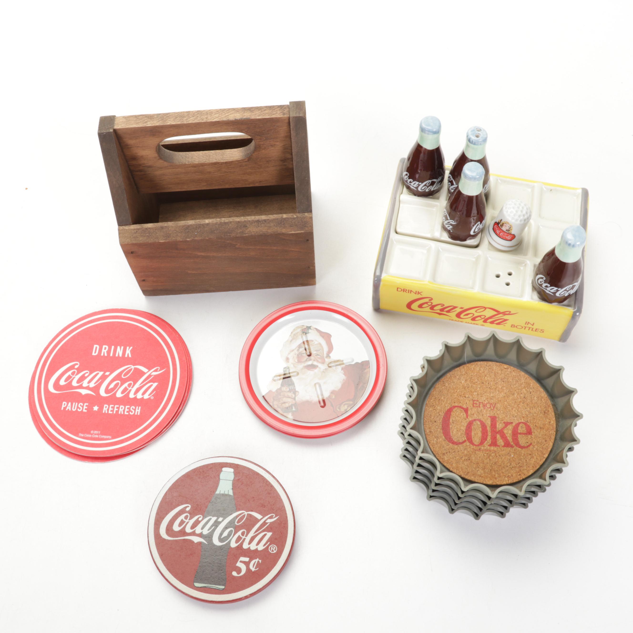 Coca-Cola Canister Set and Other Home Decor
