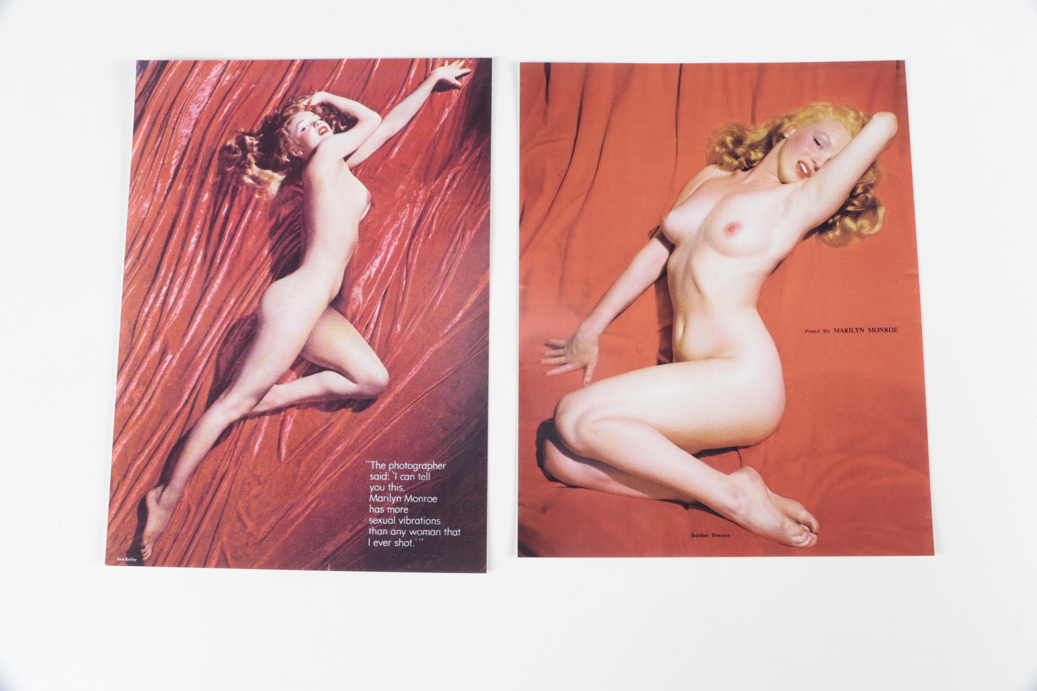 Marilyn Monroe Calendar, Prints and Business Cards Featuring "Golden Dreams"