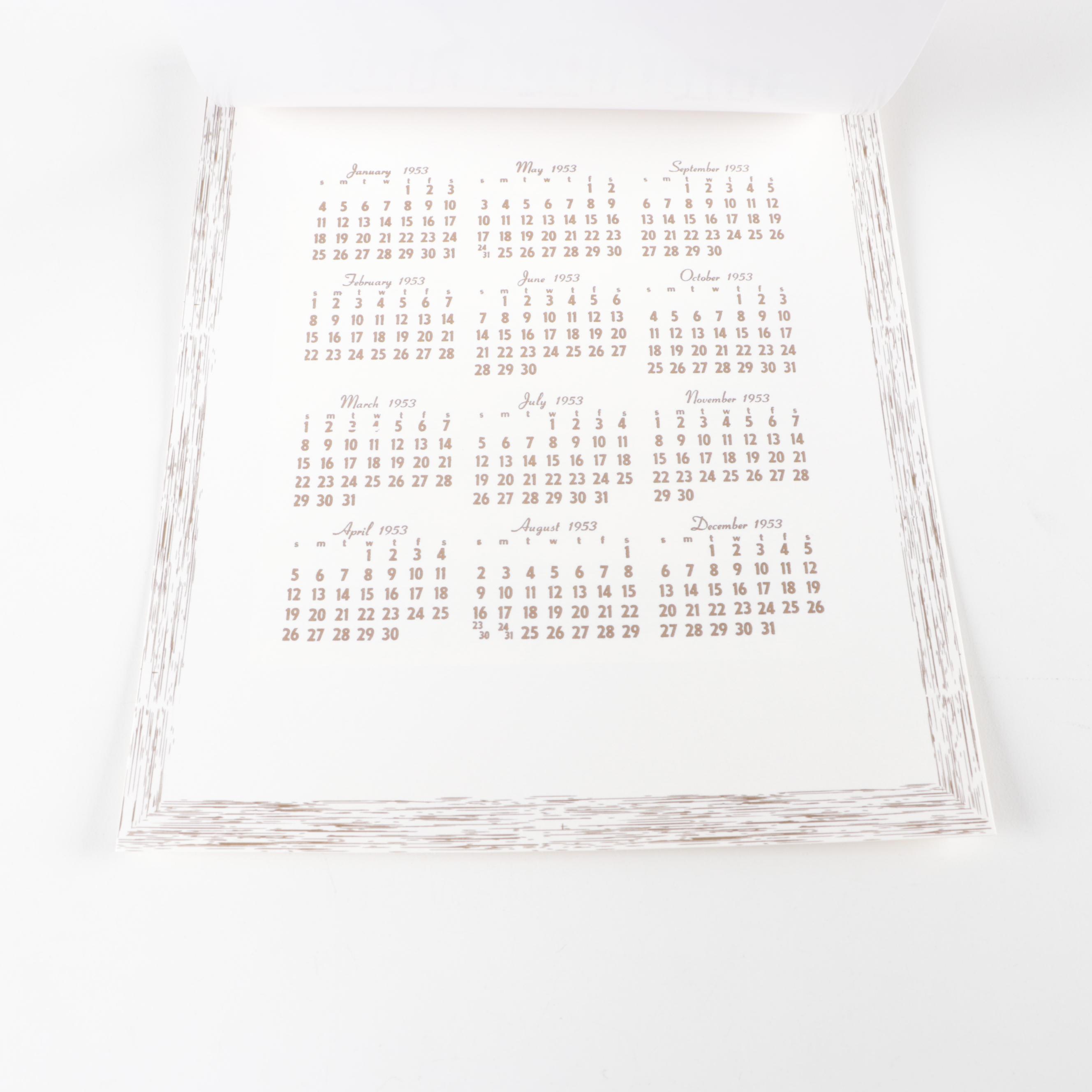 Marilyn Monroe Calendar, Prints and Business Cards Featuring "Golden Dreams"