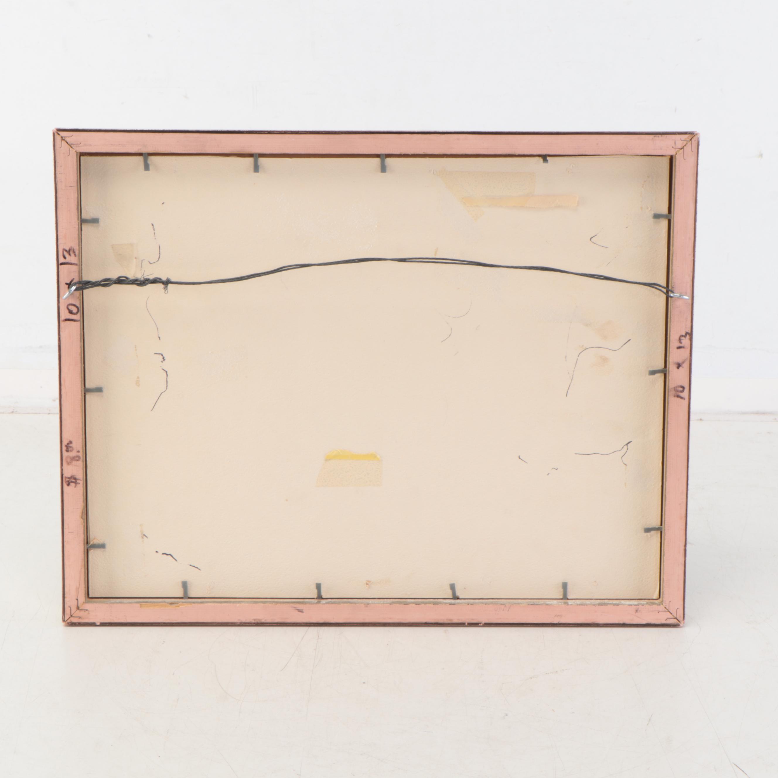 Still Life Watercolor Painting, Late 20th Century