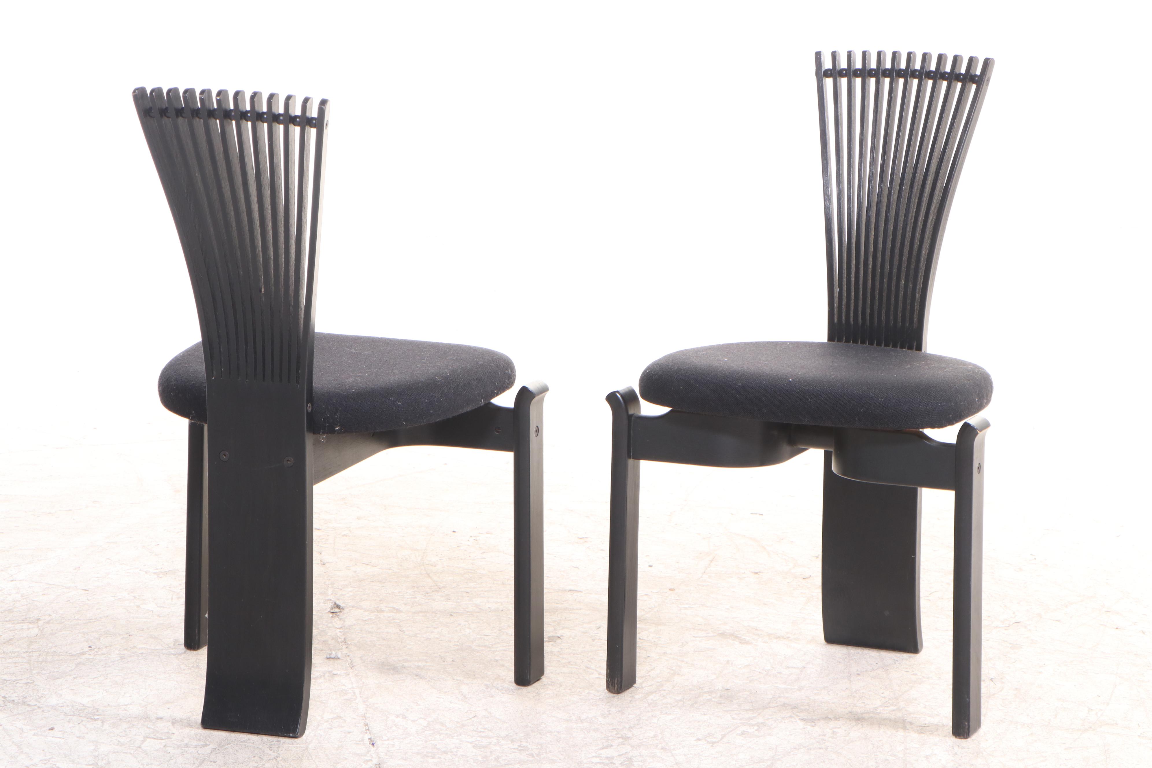 Four Torstein Nilsen for Westnofa "Totem" Norwegian Modern Dining Chairs