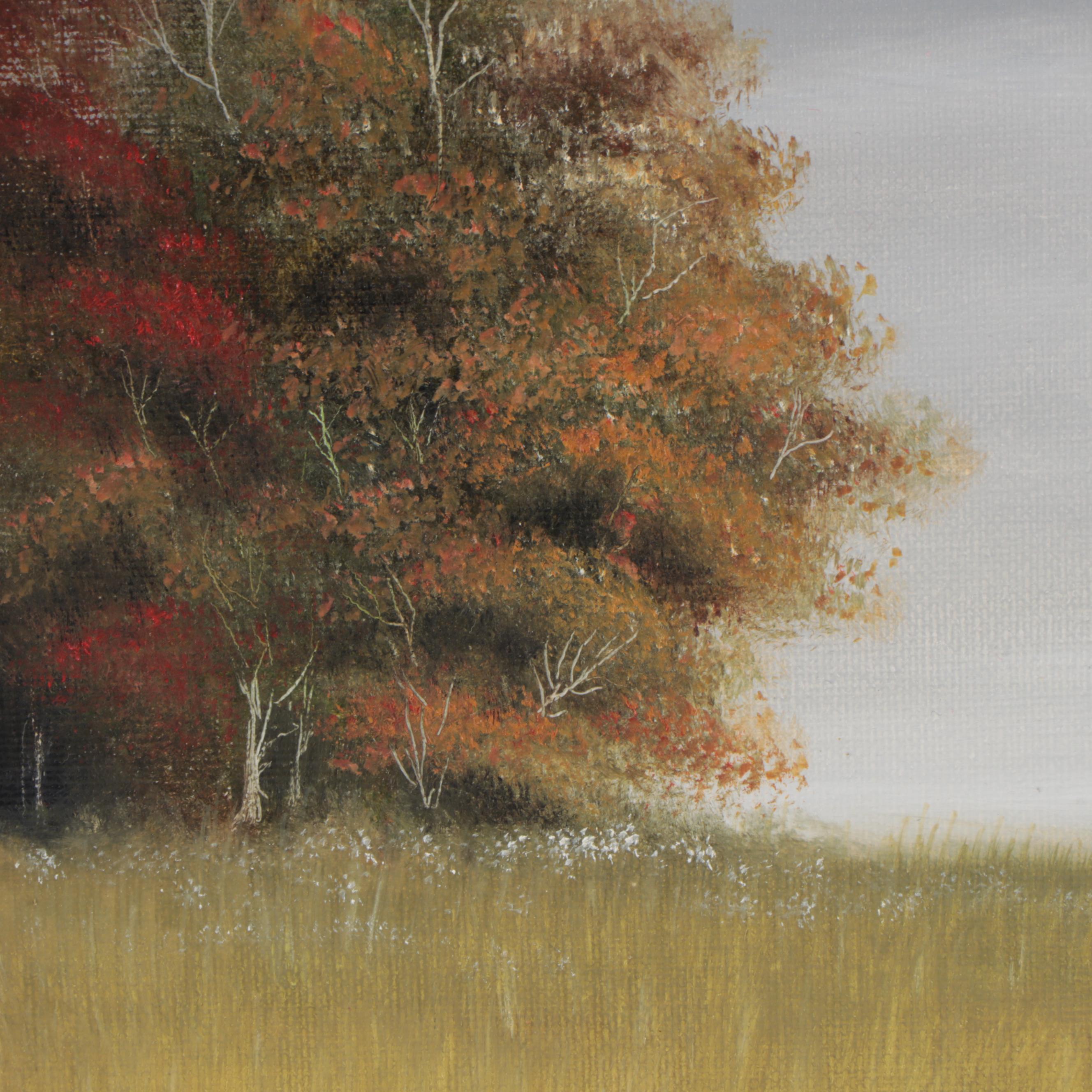 Houra H. Alghizzi Oil Painting "Autumn," 2022