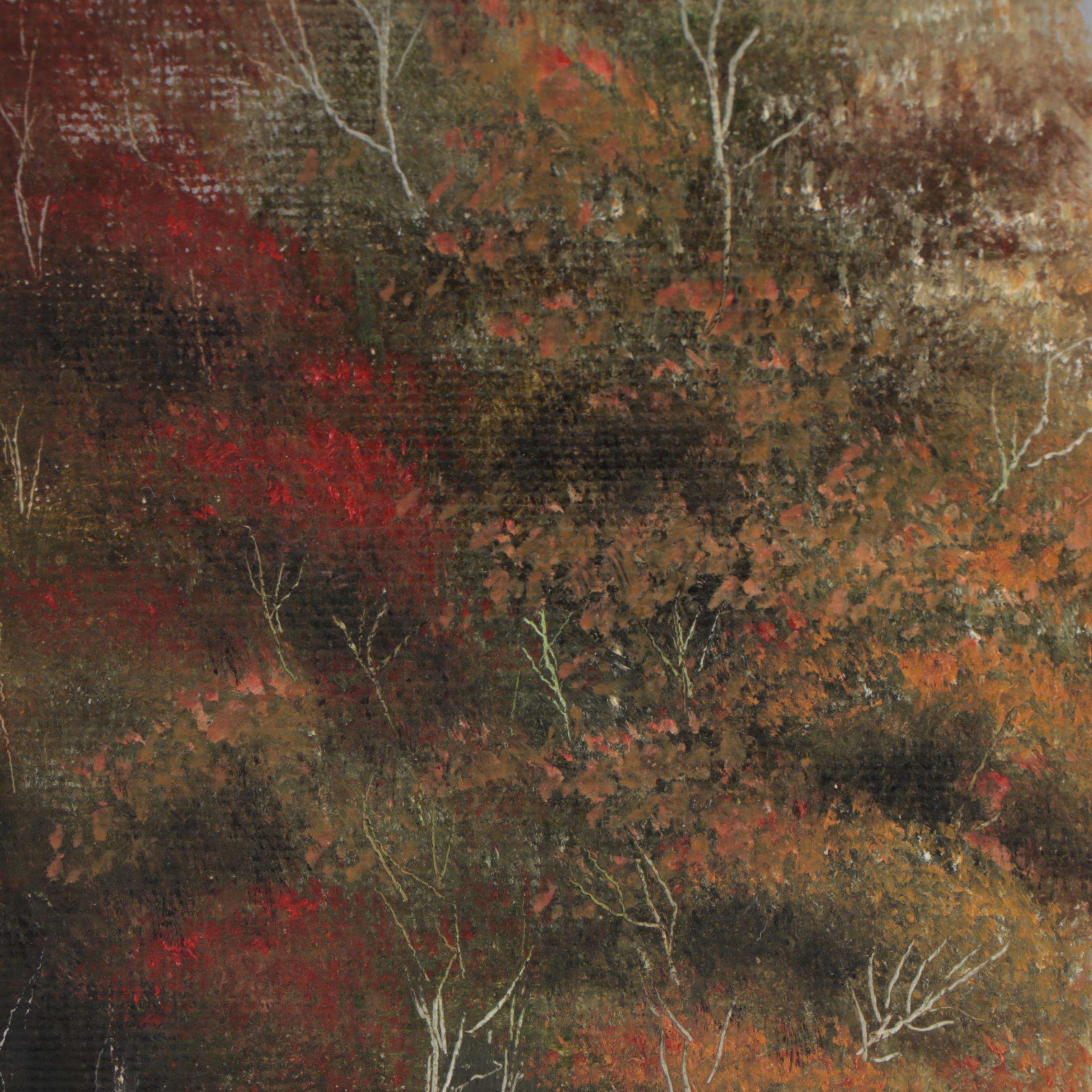 Houra H. Alghizzi Oil Painting "Autumn," 2022
