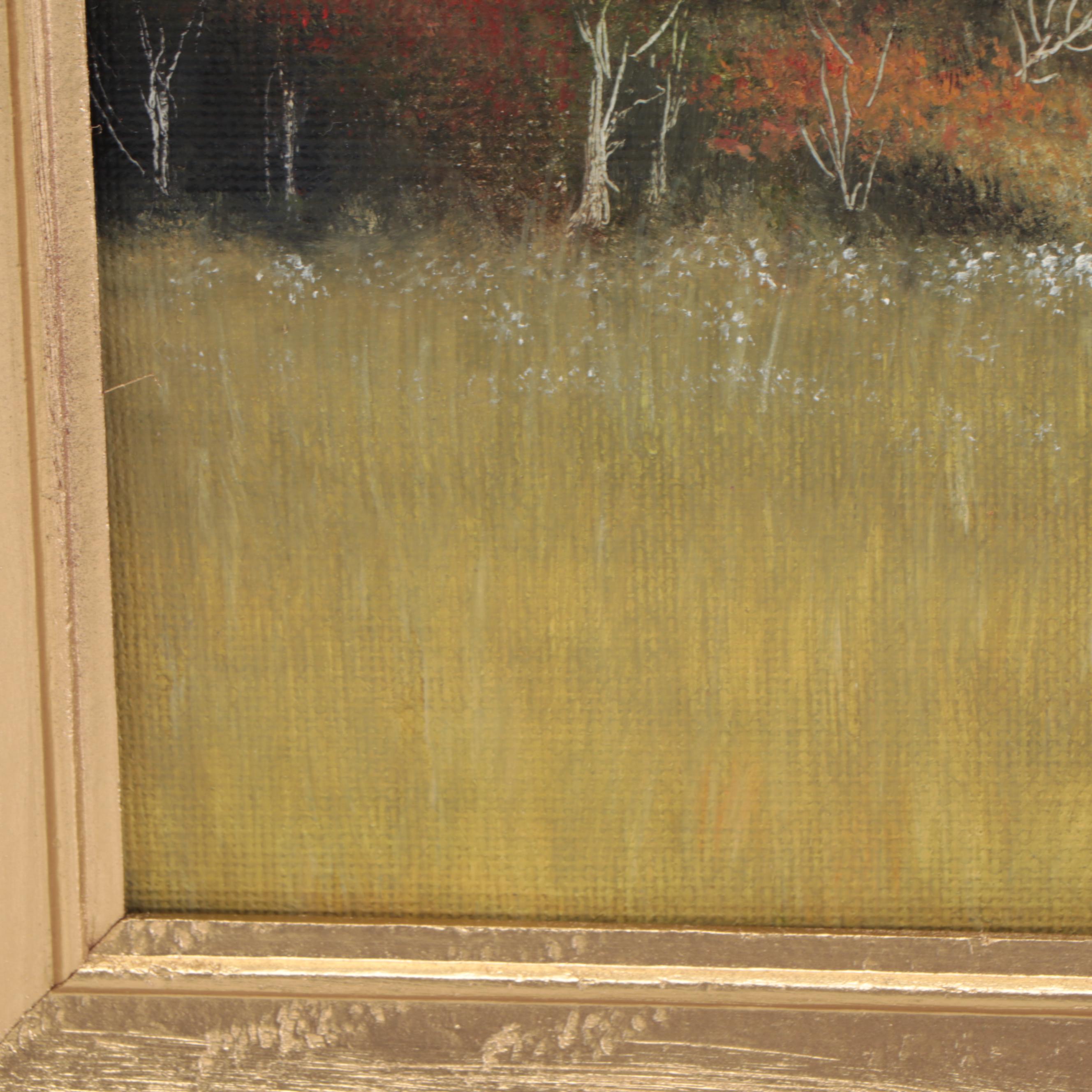 Houra H. Alghizzi Oil Painting "Autumn," 2022