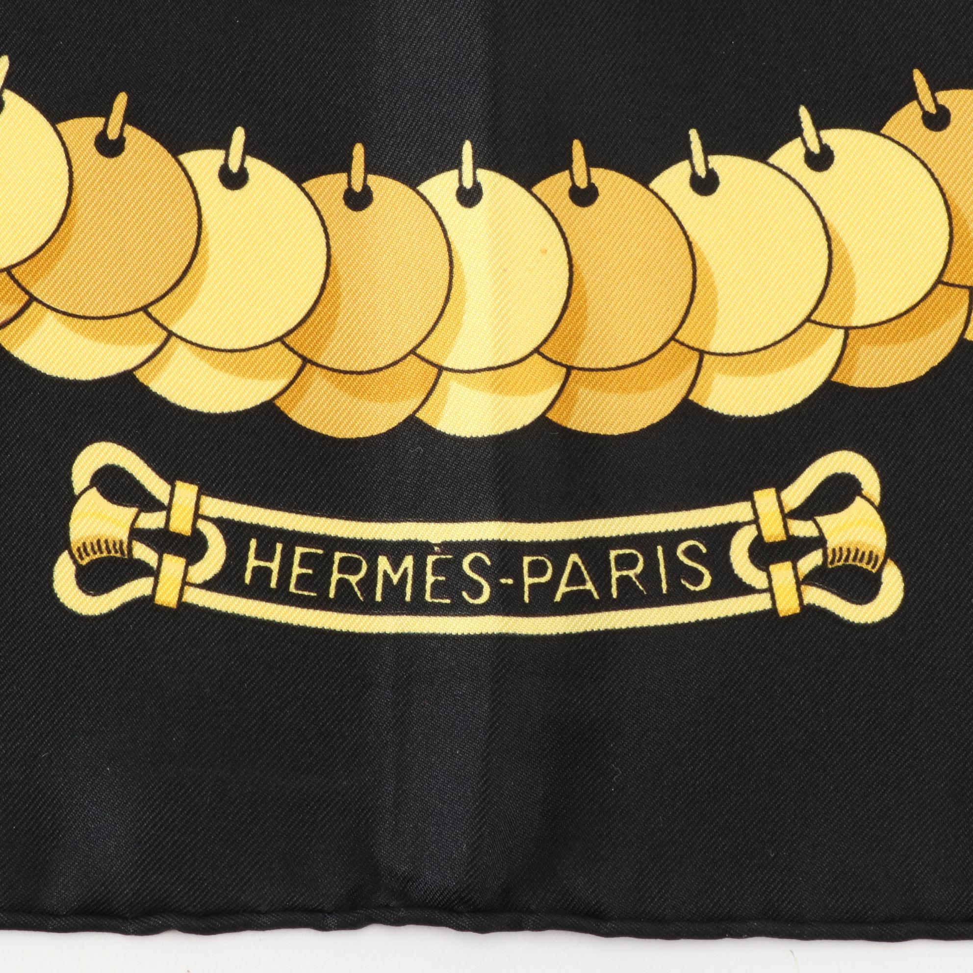 Hermès "Kosmima" Silk Twill Scarf