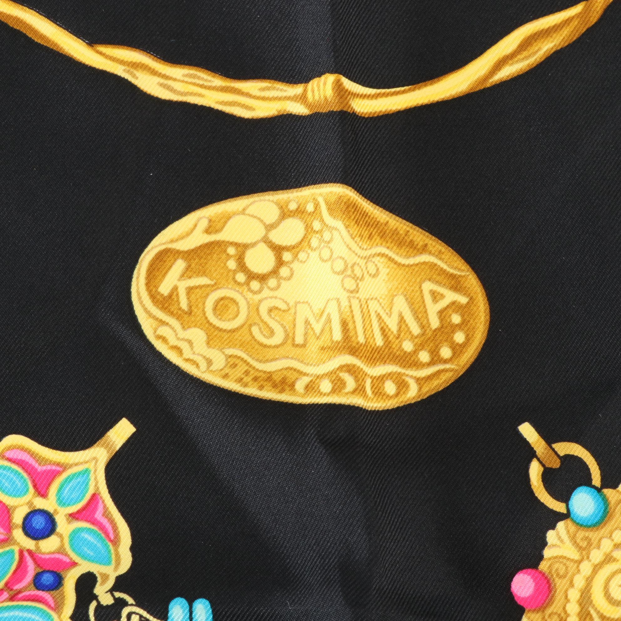 Hermès "Kosmima" Silk Twill Scarf