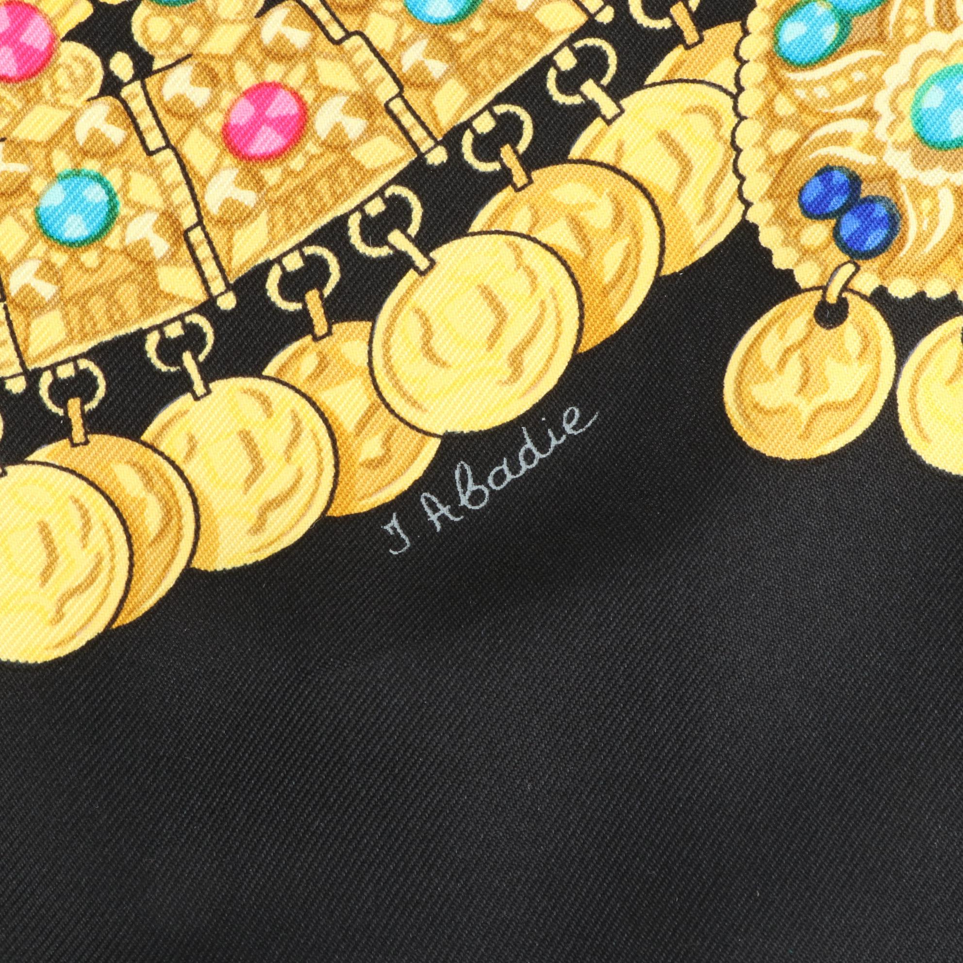 Hermès "Kosmima" Silk Twill Scarf