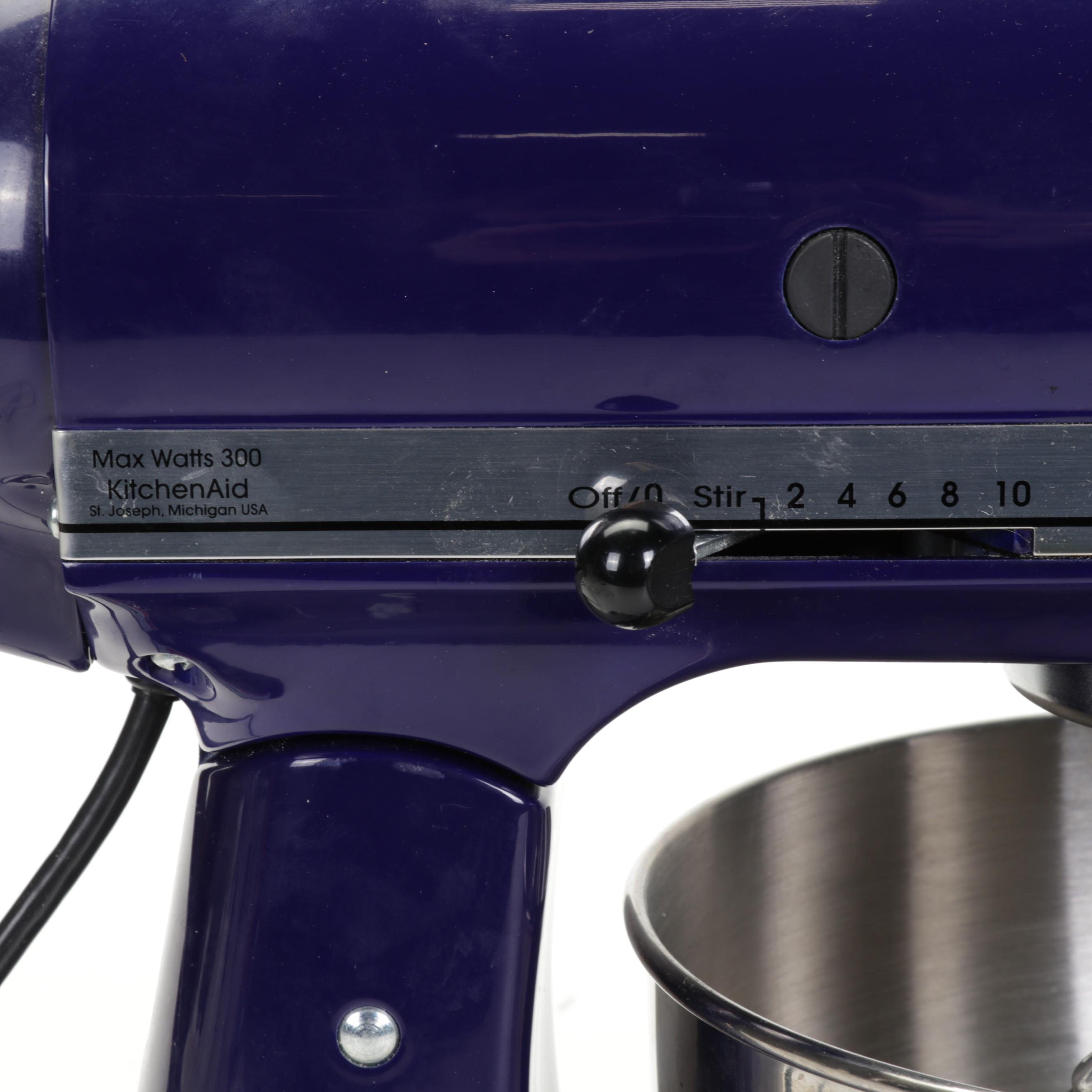 KitchenAid Dark Blue Electric Mixer