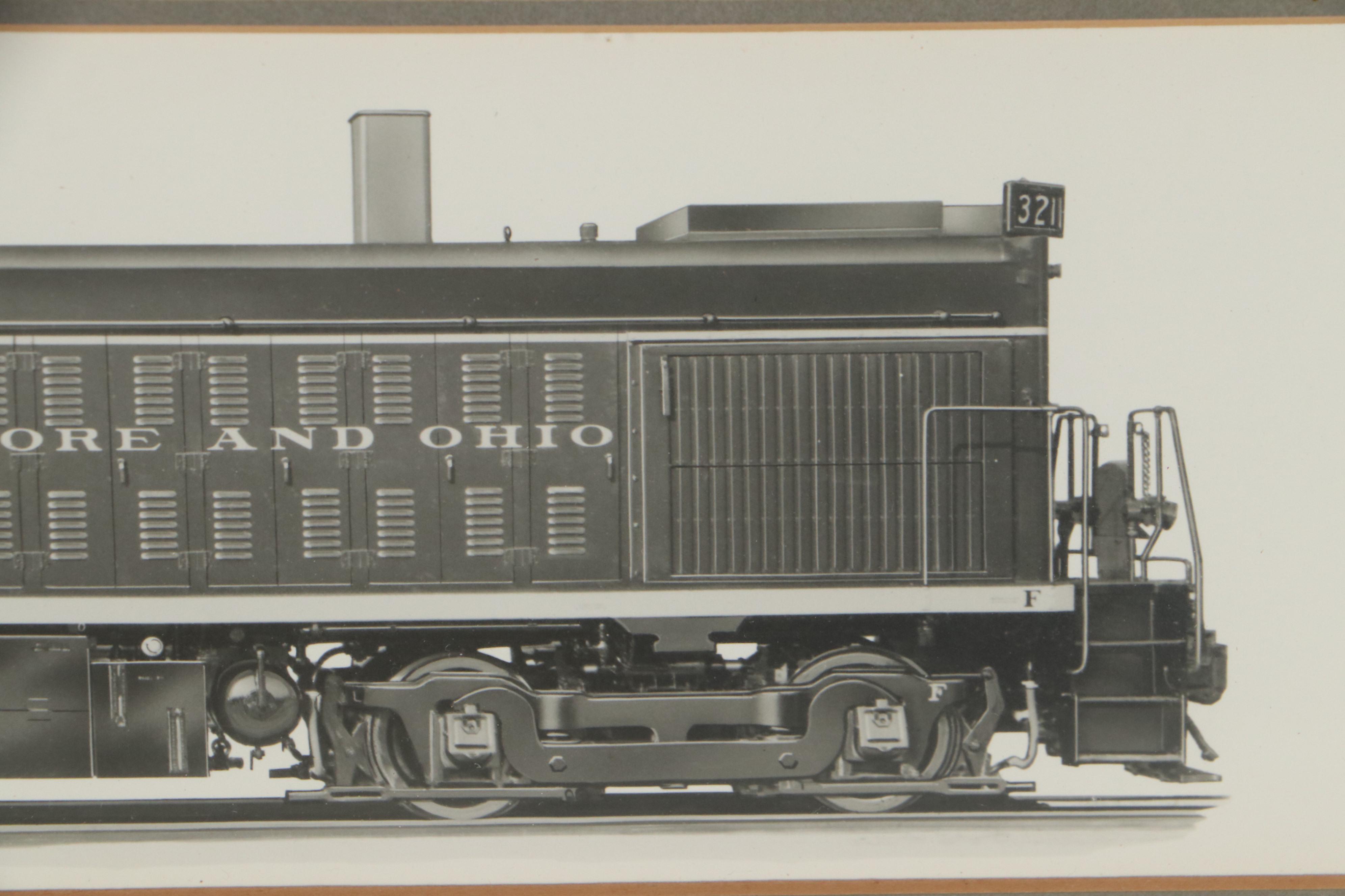 Silver Gelatin Print of Baldwin-Lima-Hamilton Locomotive