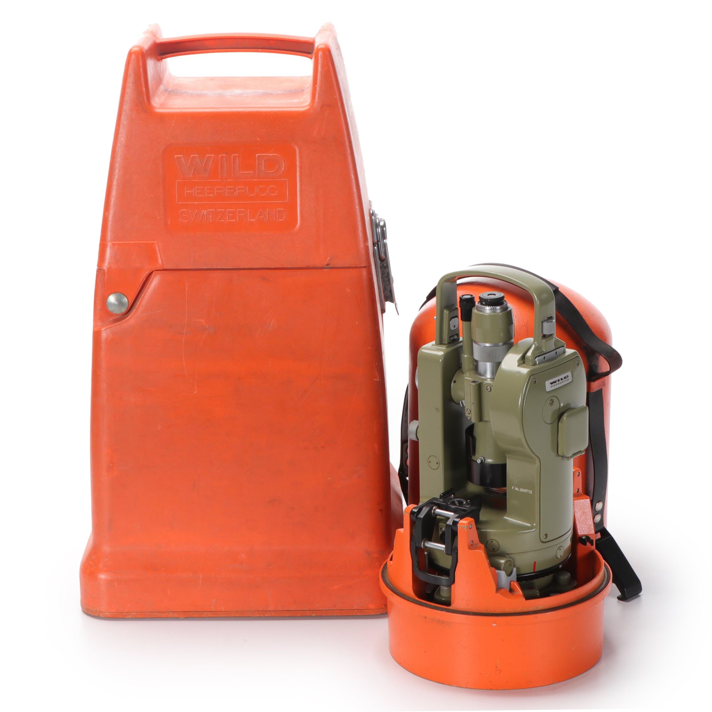 Wild Heerbrugg Model T1 Optical Transit Theodolite, Mid to Late 20th Century