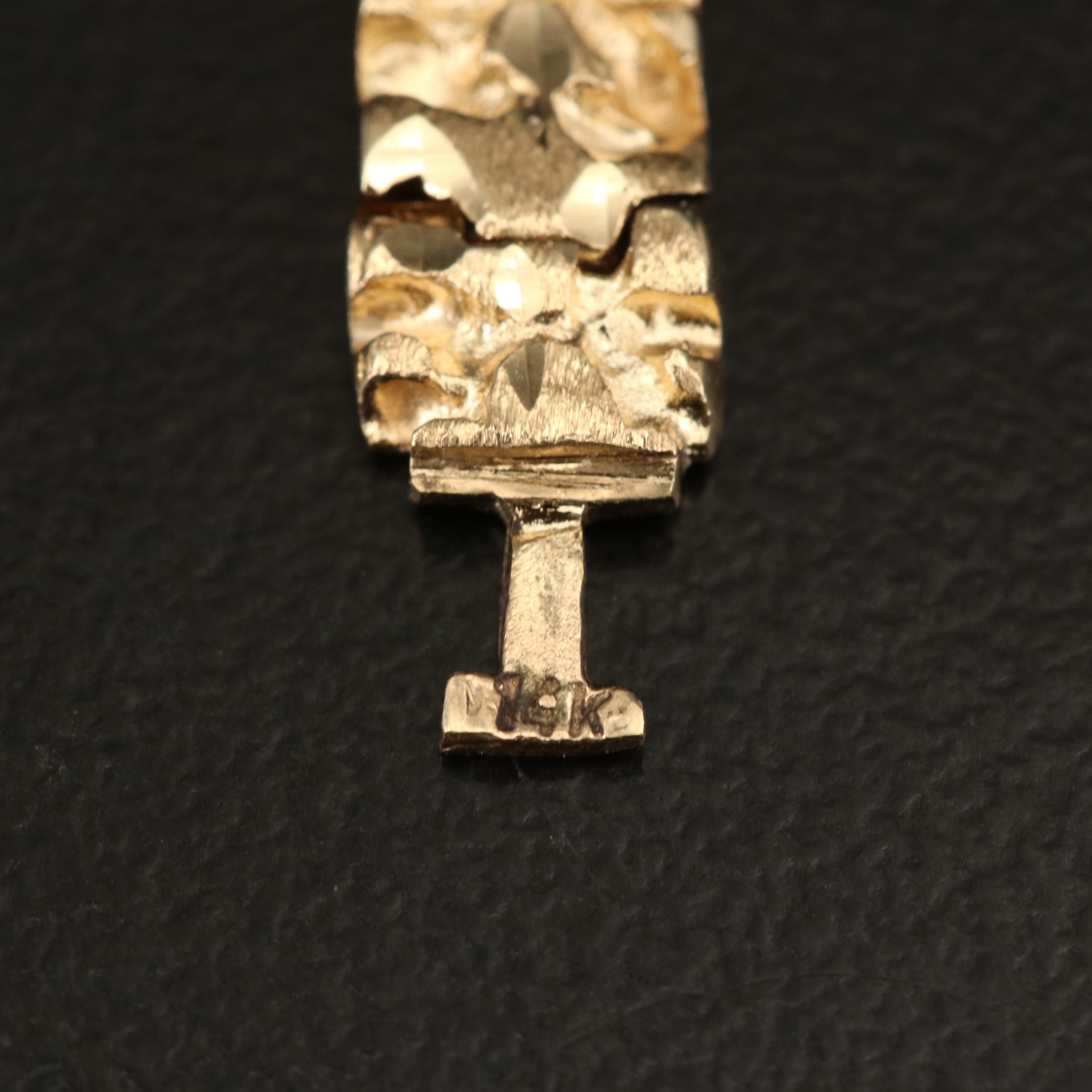 14K Fancy Link Bracelet