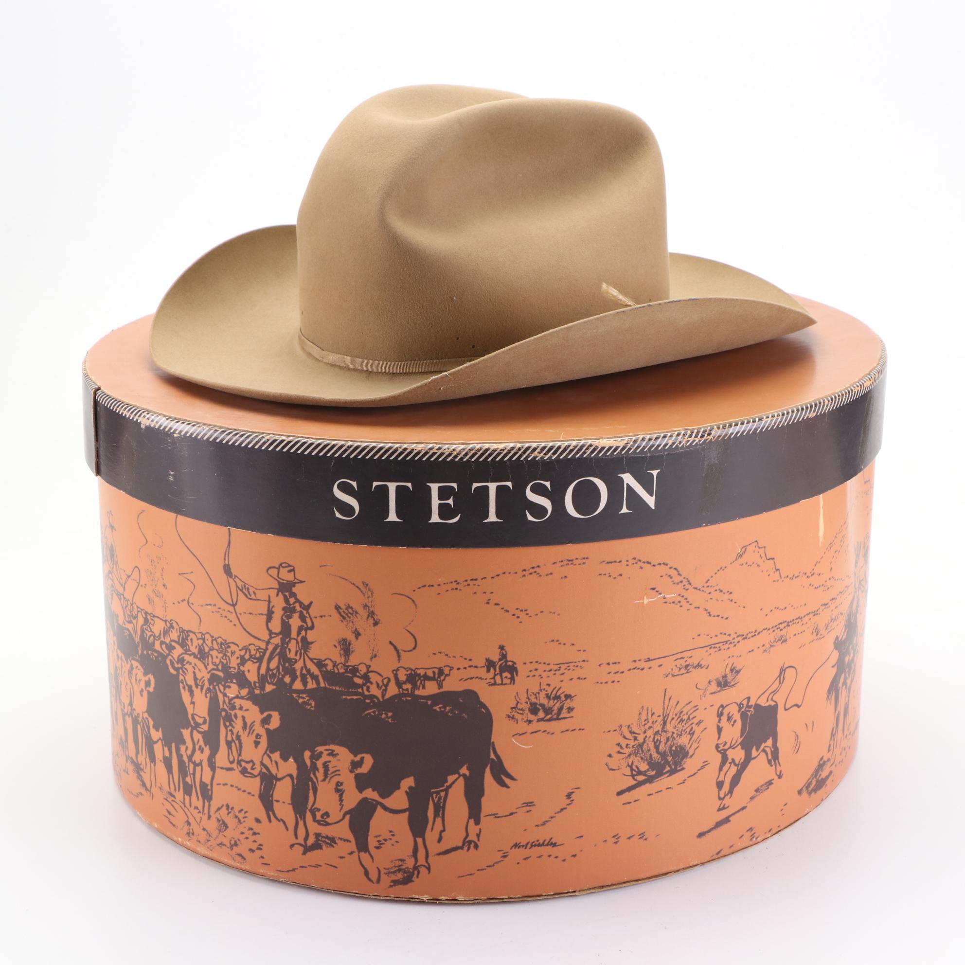 Royal Stetson Felt Hat with Hat Box