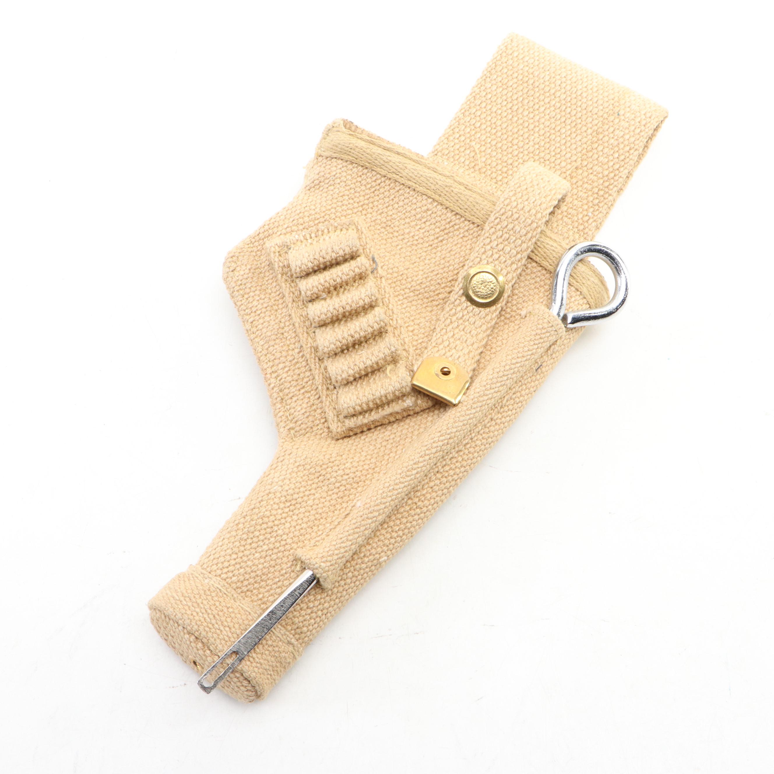 WWII Era with Other Reproduction Leather and Cotton Canvas Holsters