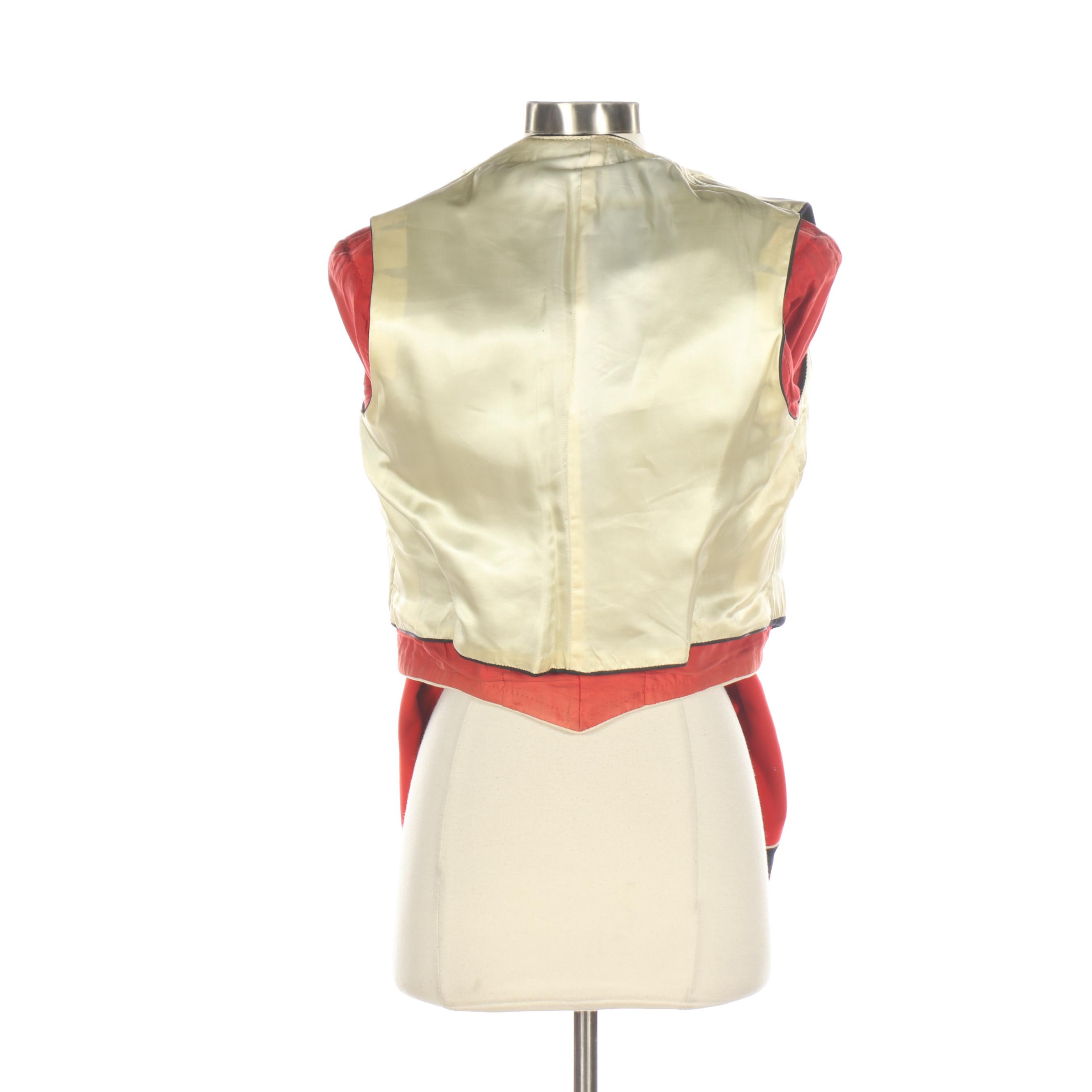 British Army Officer's Mess Dress Uniform Jacket With Vest