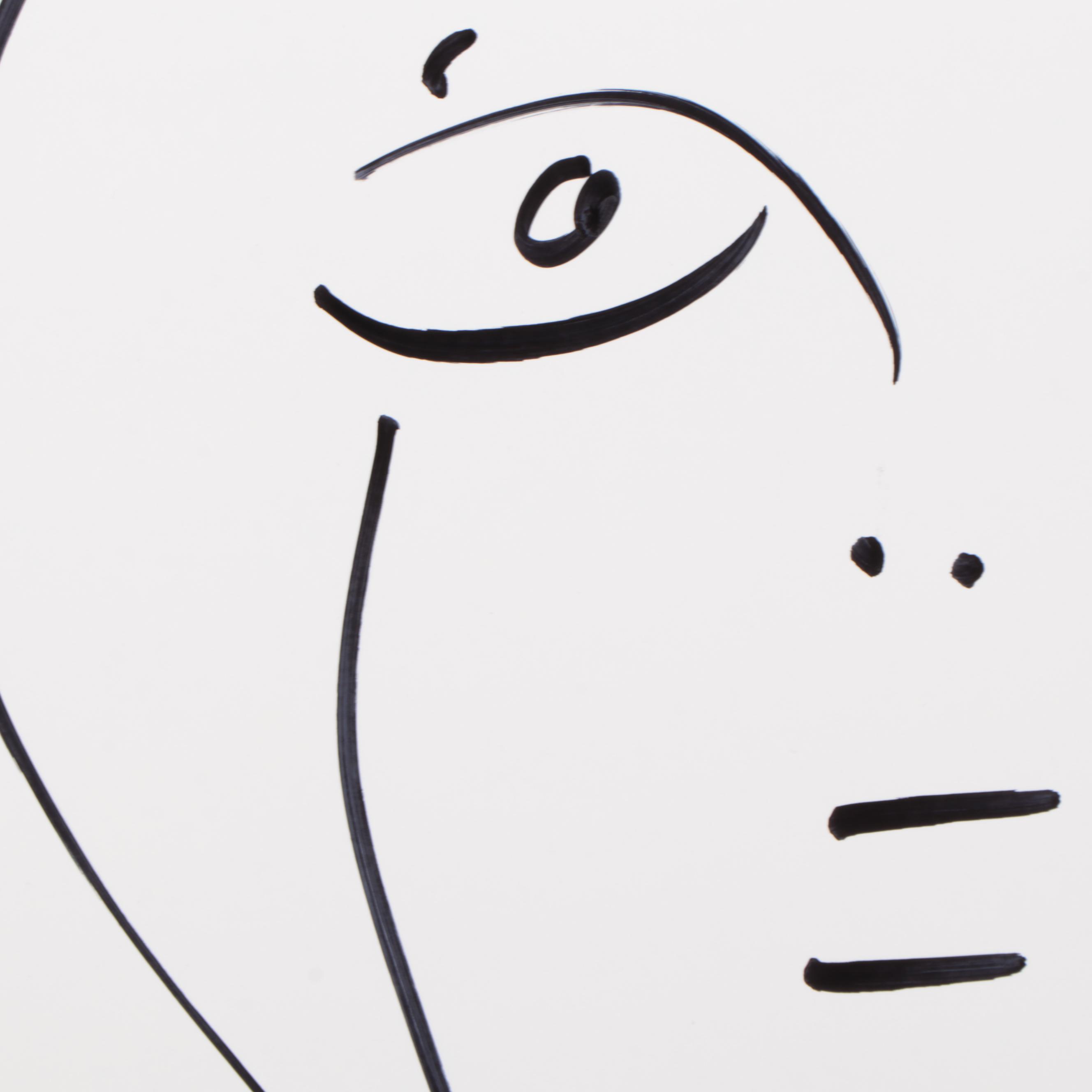 Peter Keil Ink Drawing of Nude