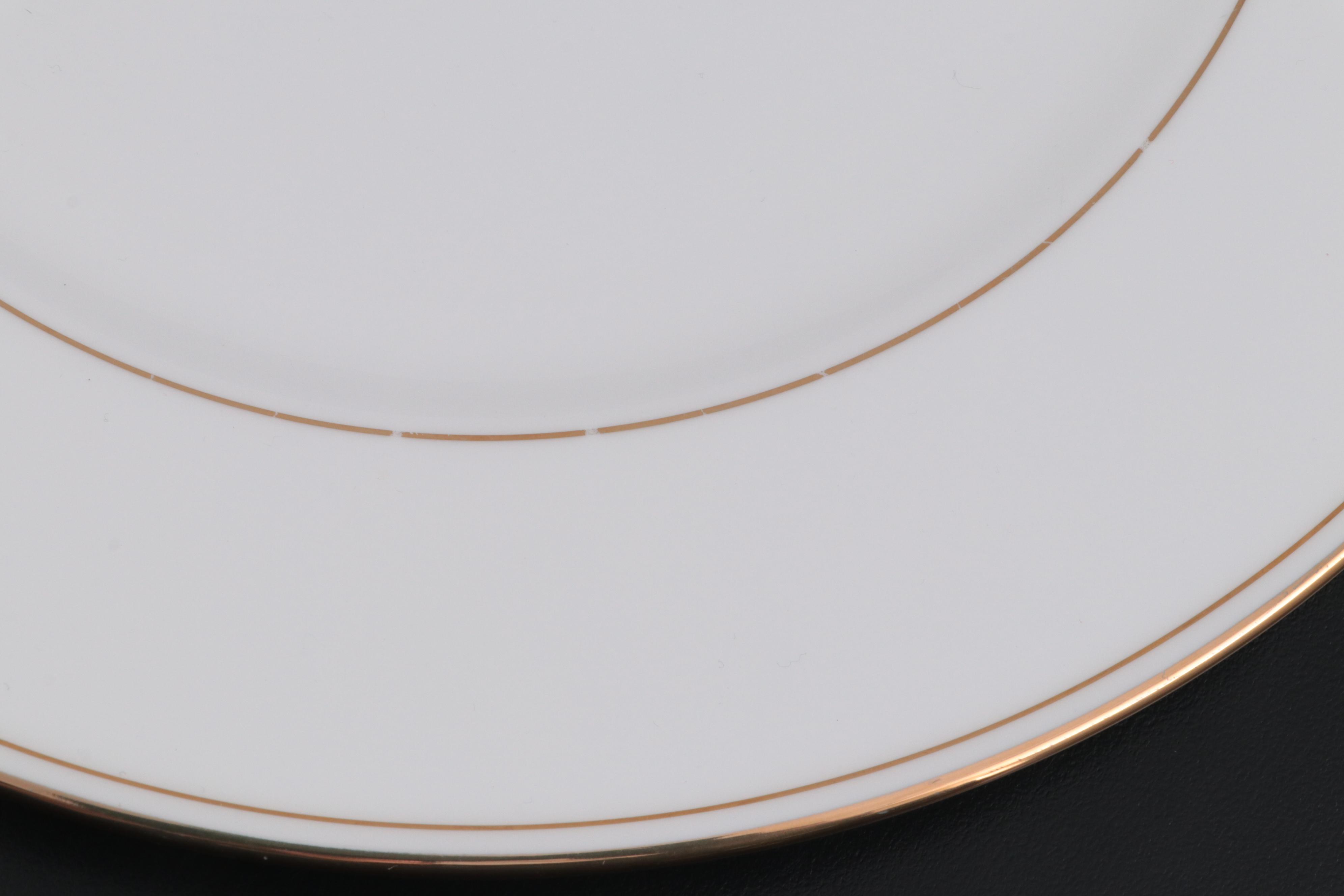 Lenox "Federal Gold" Monogrammed Bone China Dinnerware